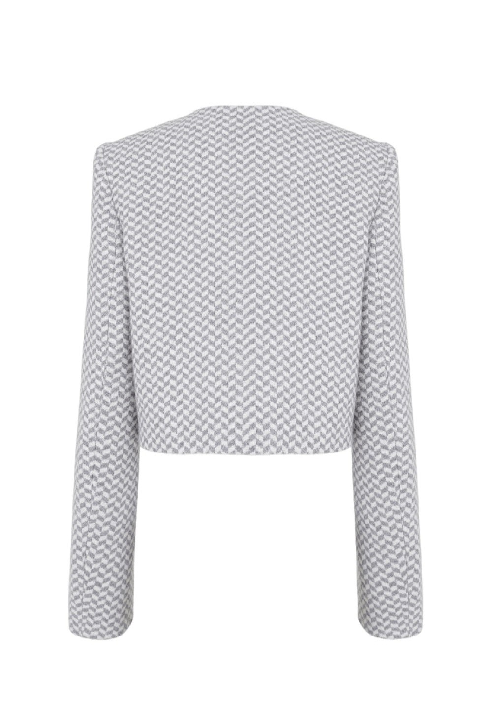 Жакет укороченный из шерсти - фото 106039