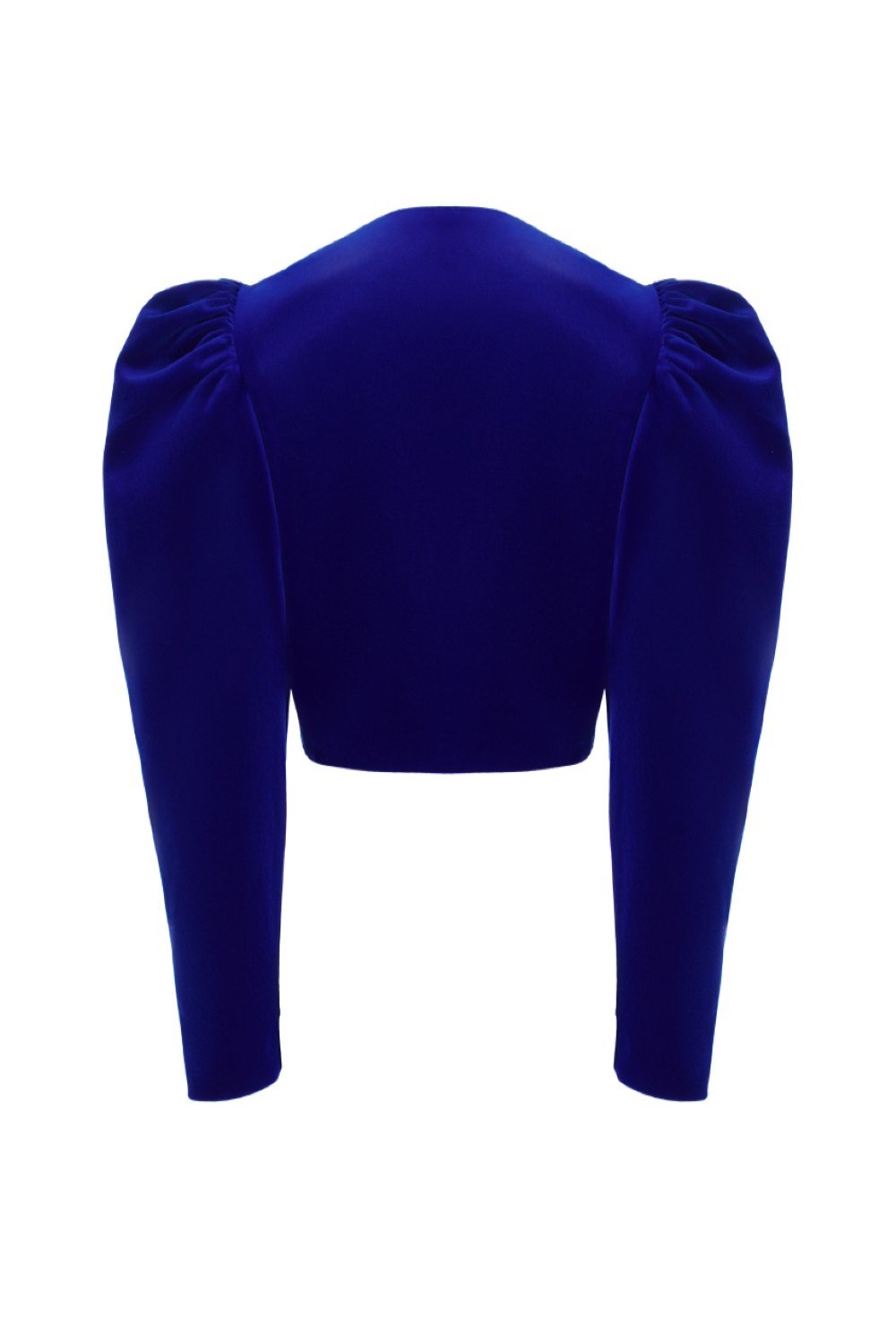 Кроп-жакет с вышивкой - фото 106053