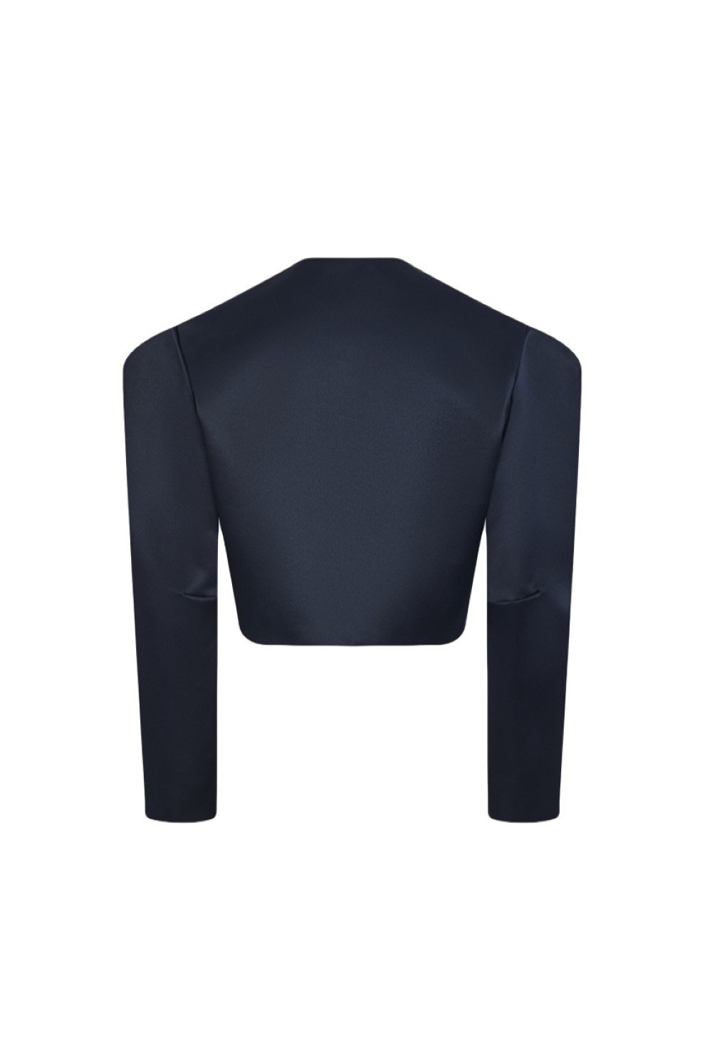 Кроп-жакет с вышивкой - фото 106055