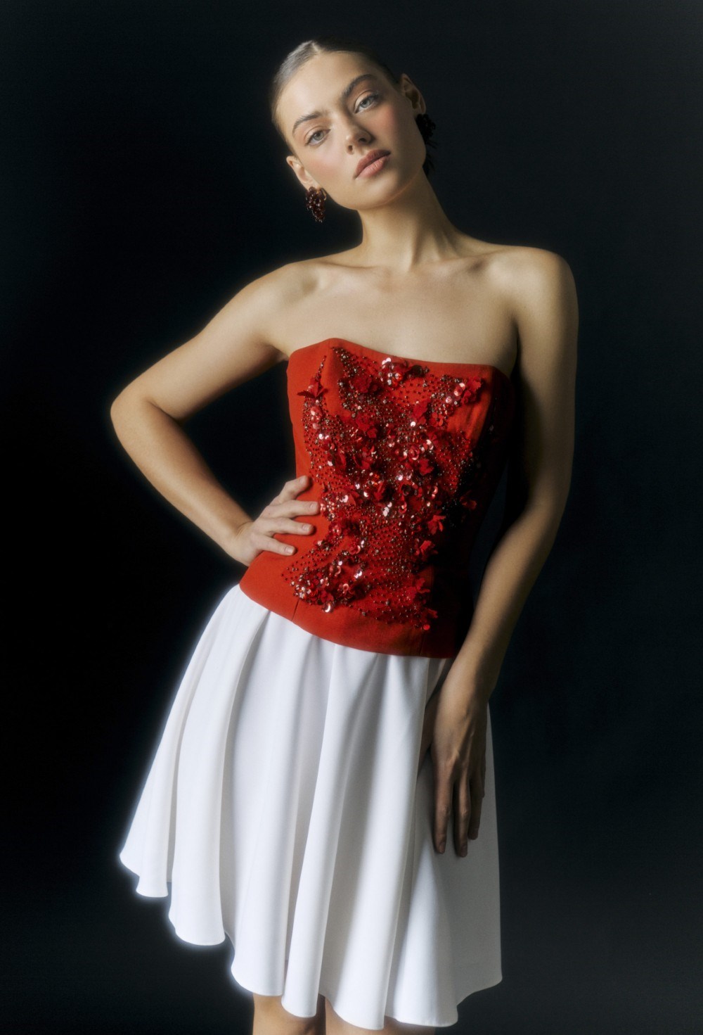 Корсет с вышивкой - фото 106129