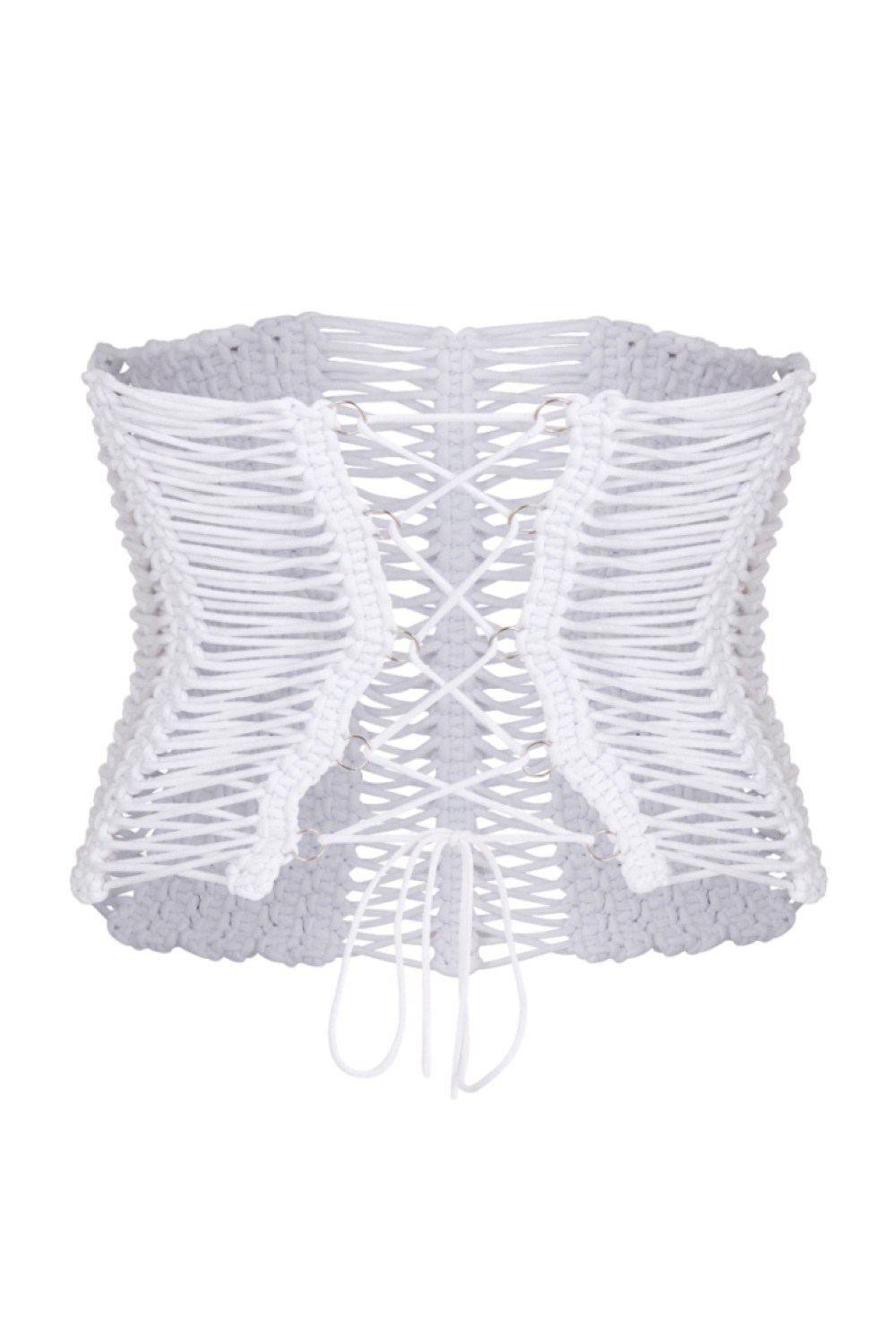 Топ корсетный плетеный - фото 106132