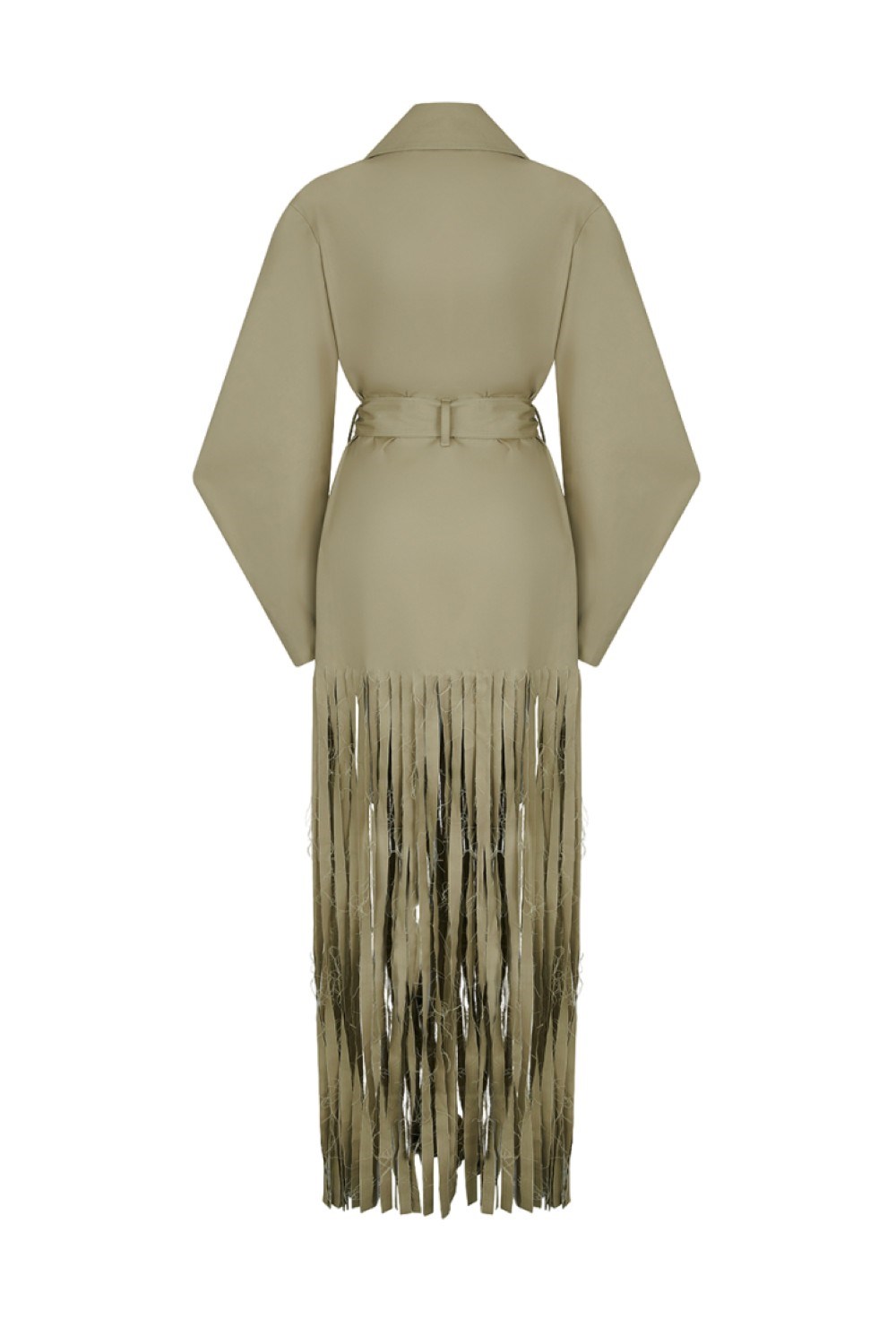 Плащ с бахромой - фото 106172