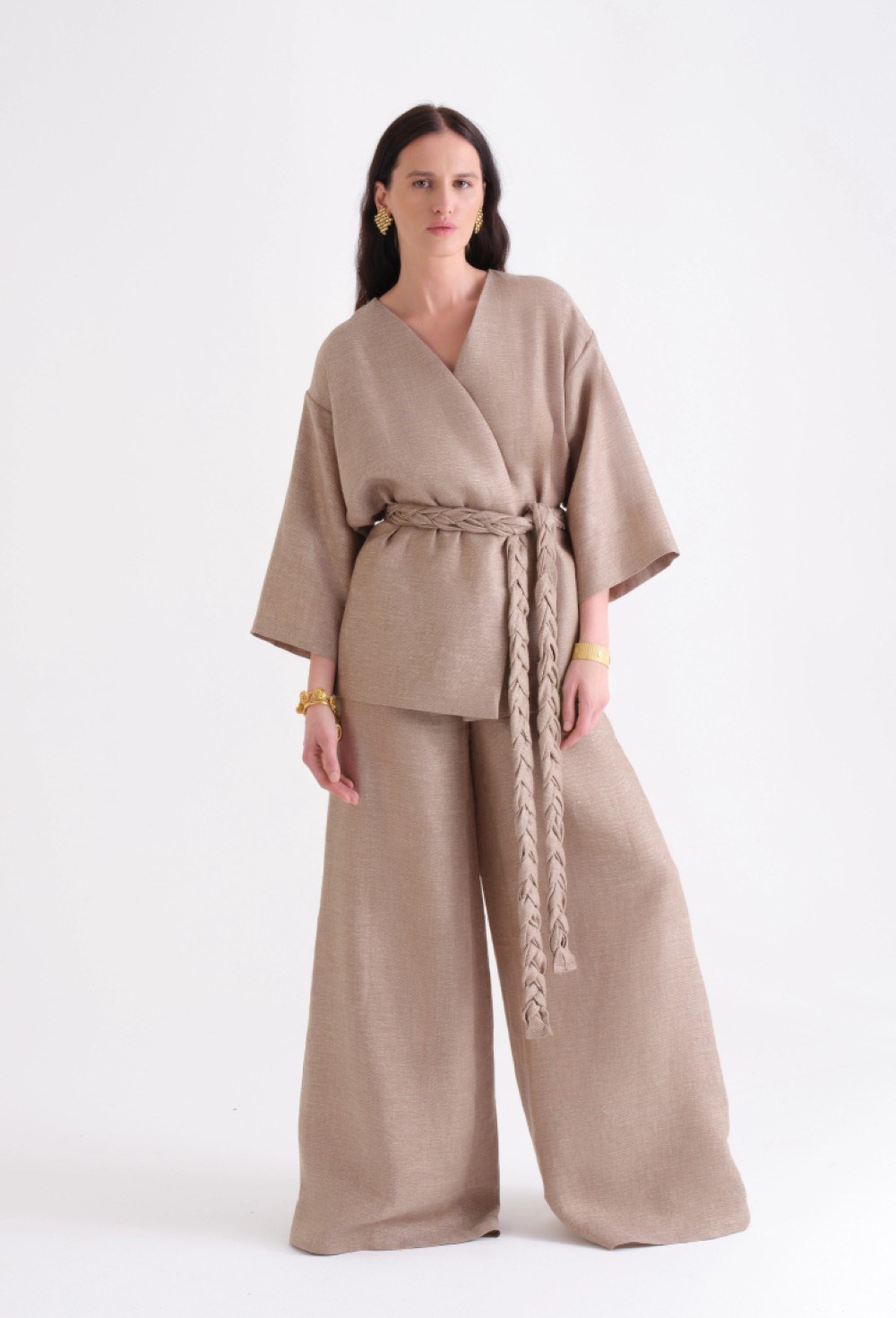 Кимоно с поясом «Коса» - фото 106206