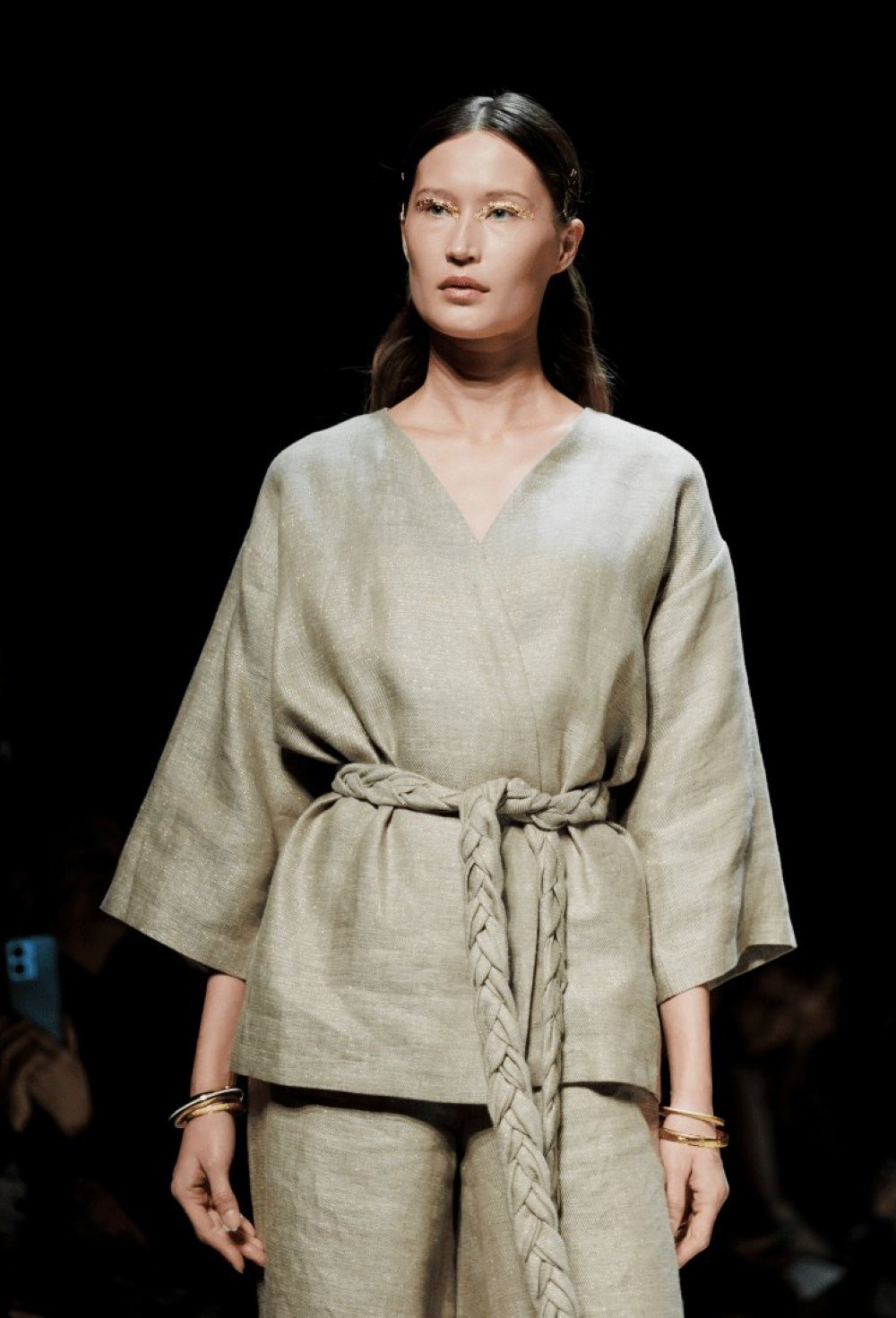 Кимоно с поясом «Коса» - фото 106207