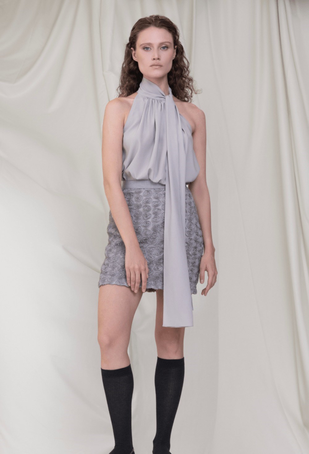 Блуза женская из шелка - фото 106213