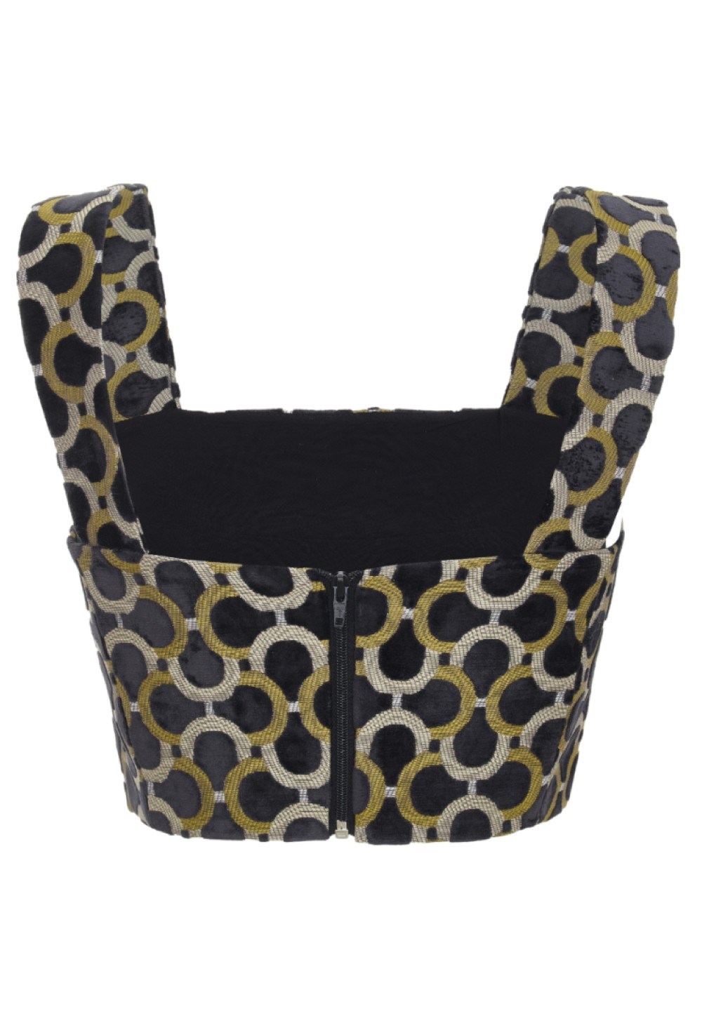 Кроп-топ из бархата - фото 106232