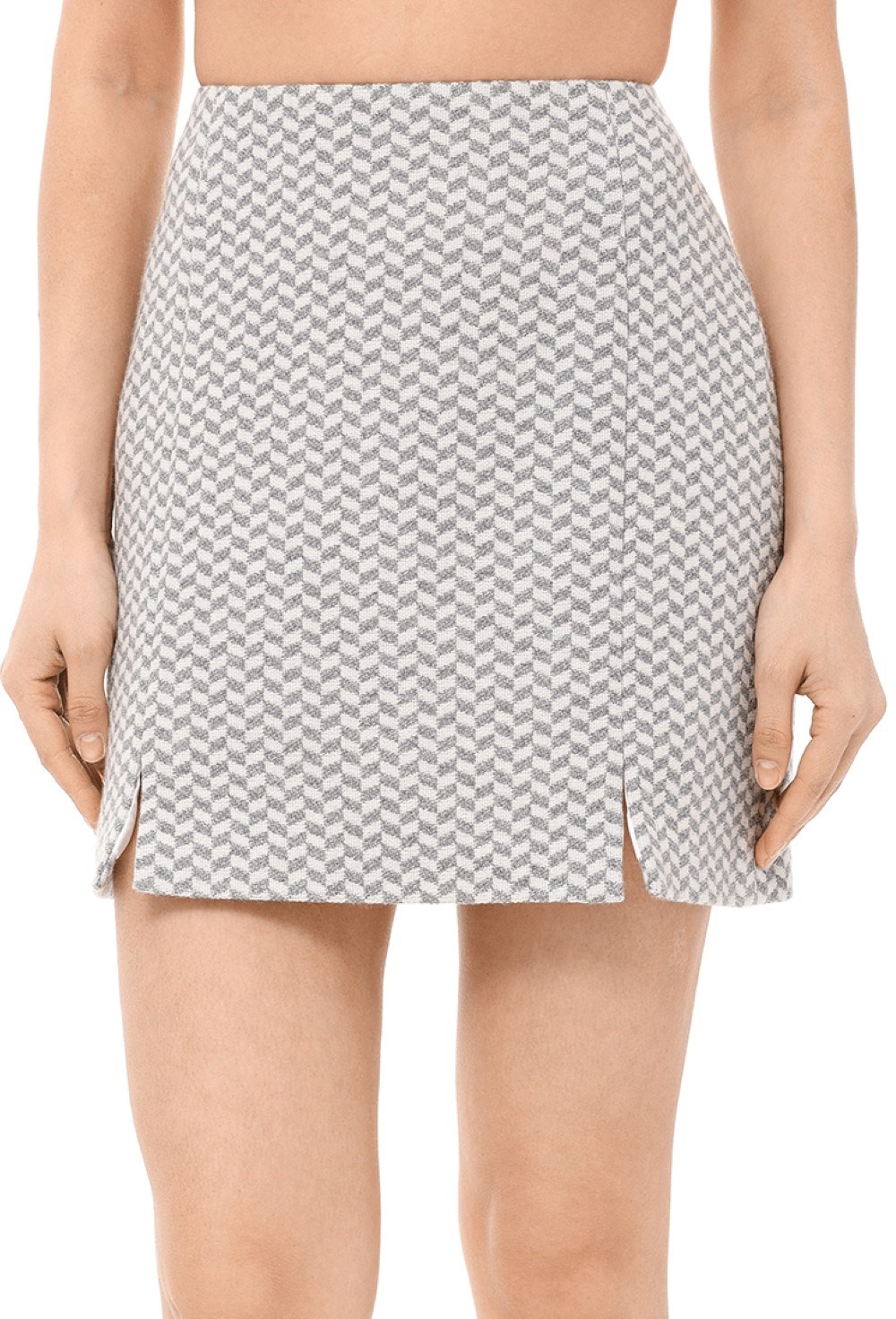 Юбка мини из шерсти - фото 106309