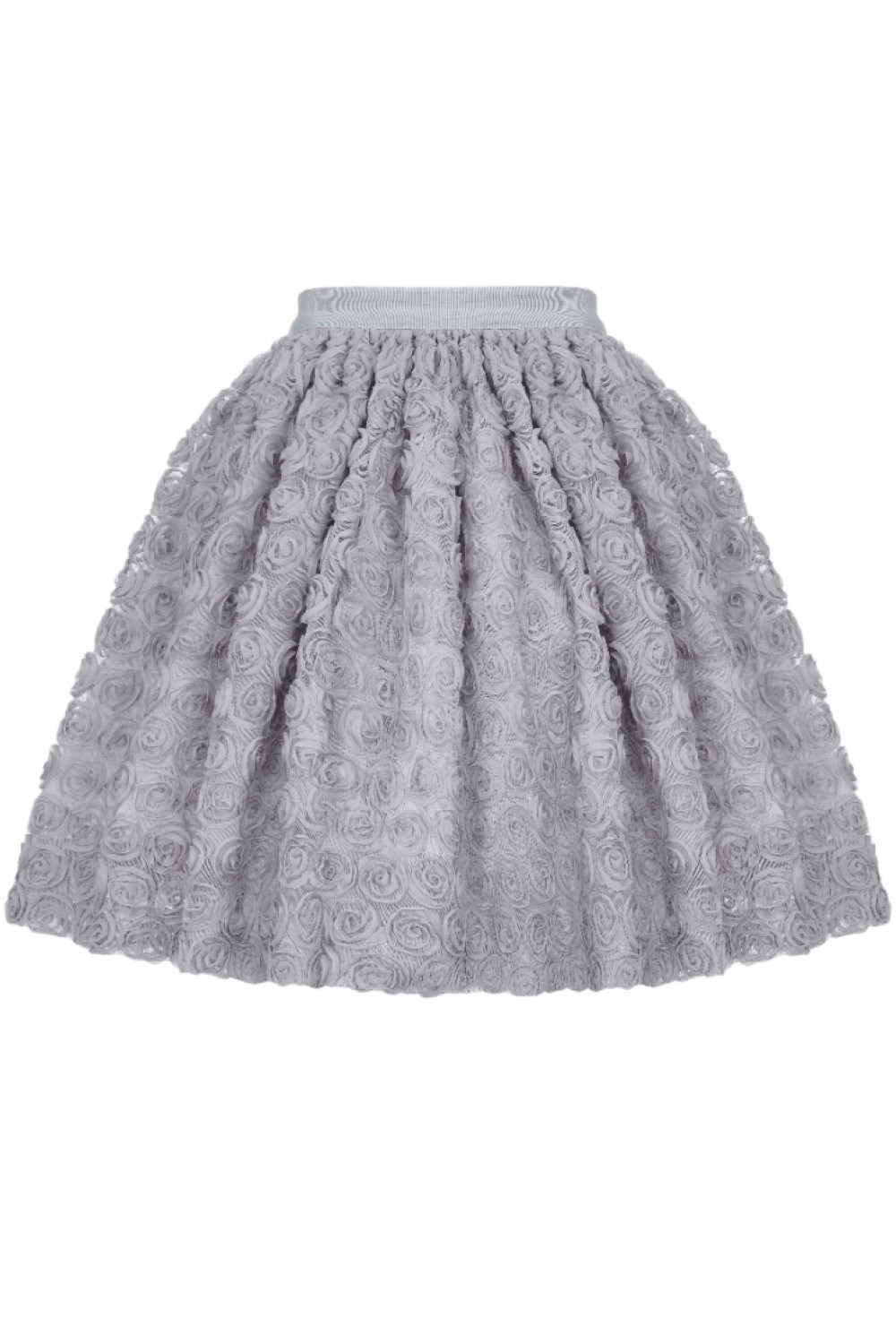 Юбка мини с декором - фото 106319