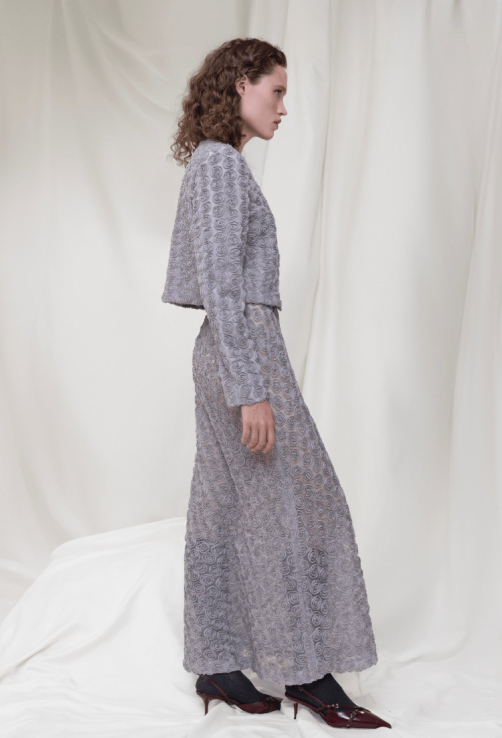 Юбка с декором - фото 106382