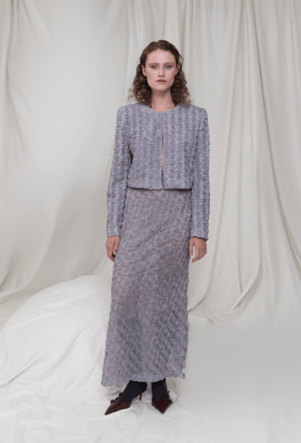 Юбка с декором - фото 106385