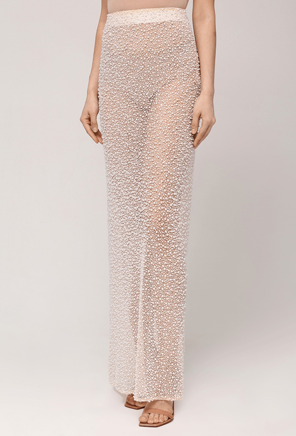 Юбка с жемчугом - фото 106389