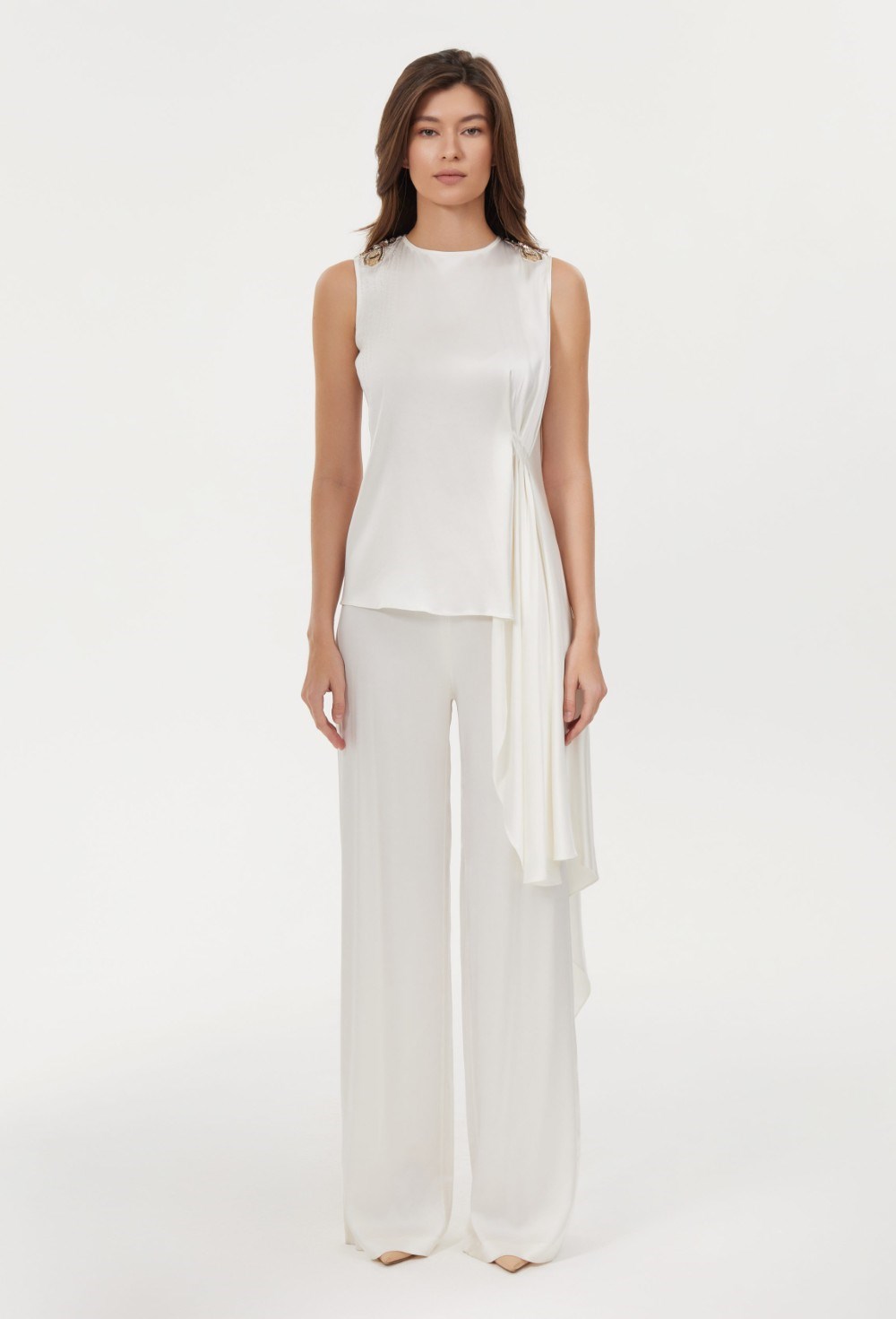 Топ с вышивкой - фото 106419