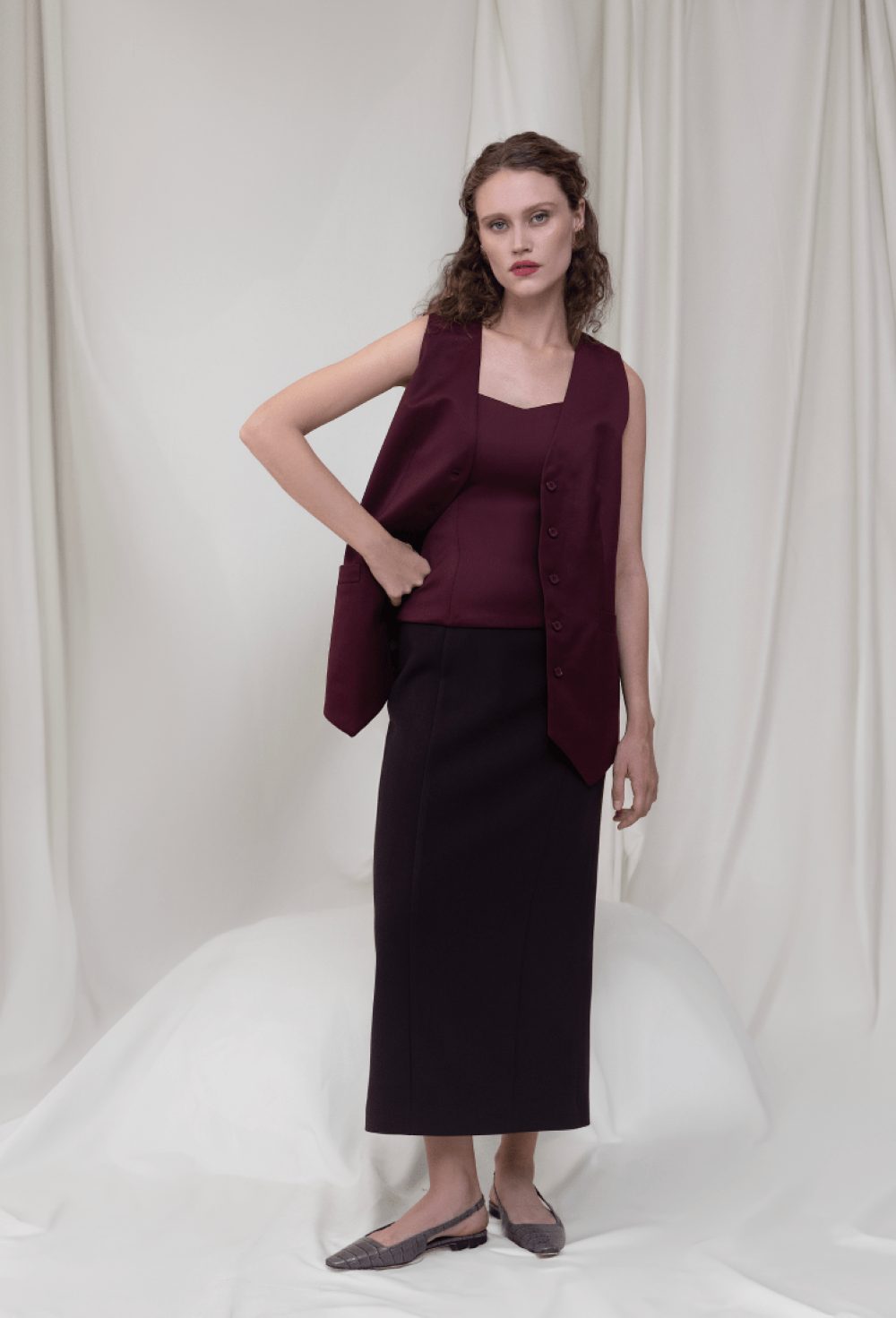 Жилет из шерсти - фото 106501