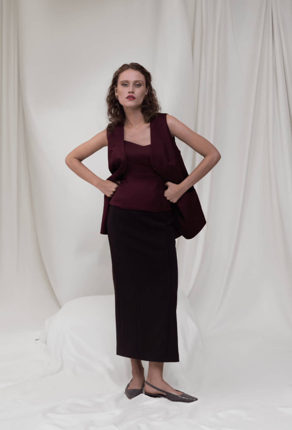 Жилет из шерсти - фото 106502