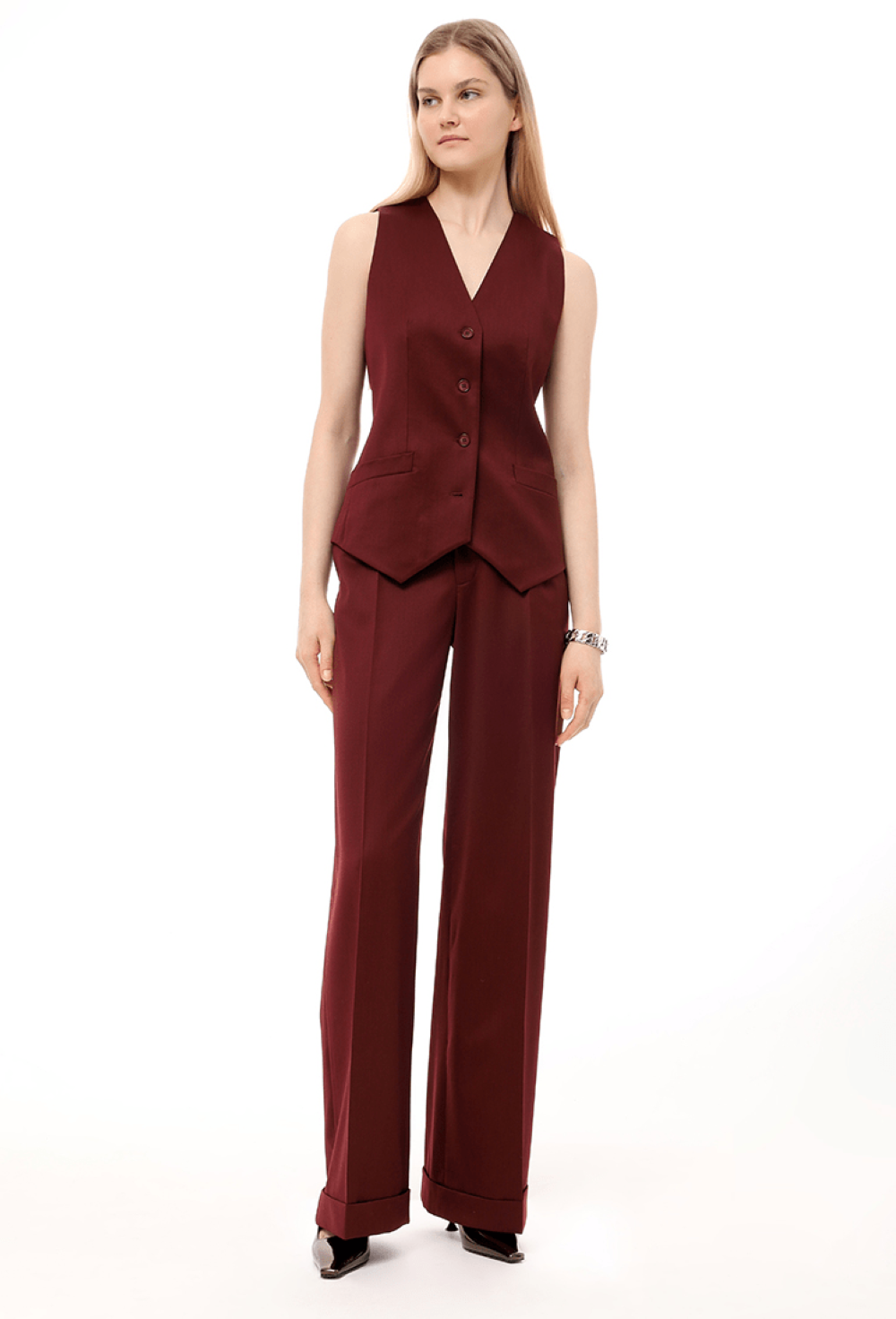 Жилет из шерсти - фото 106504