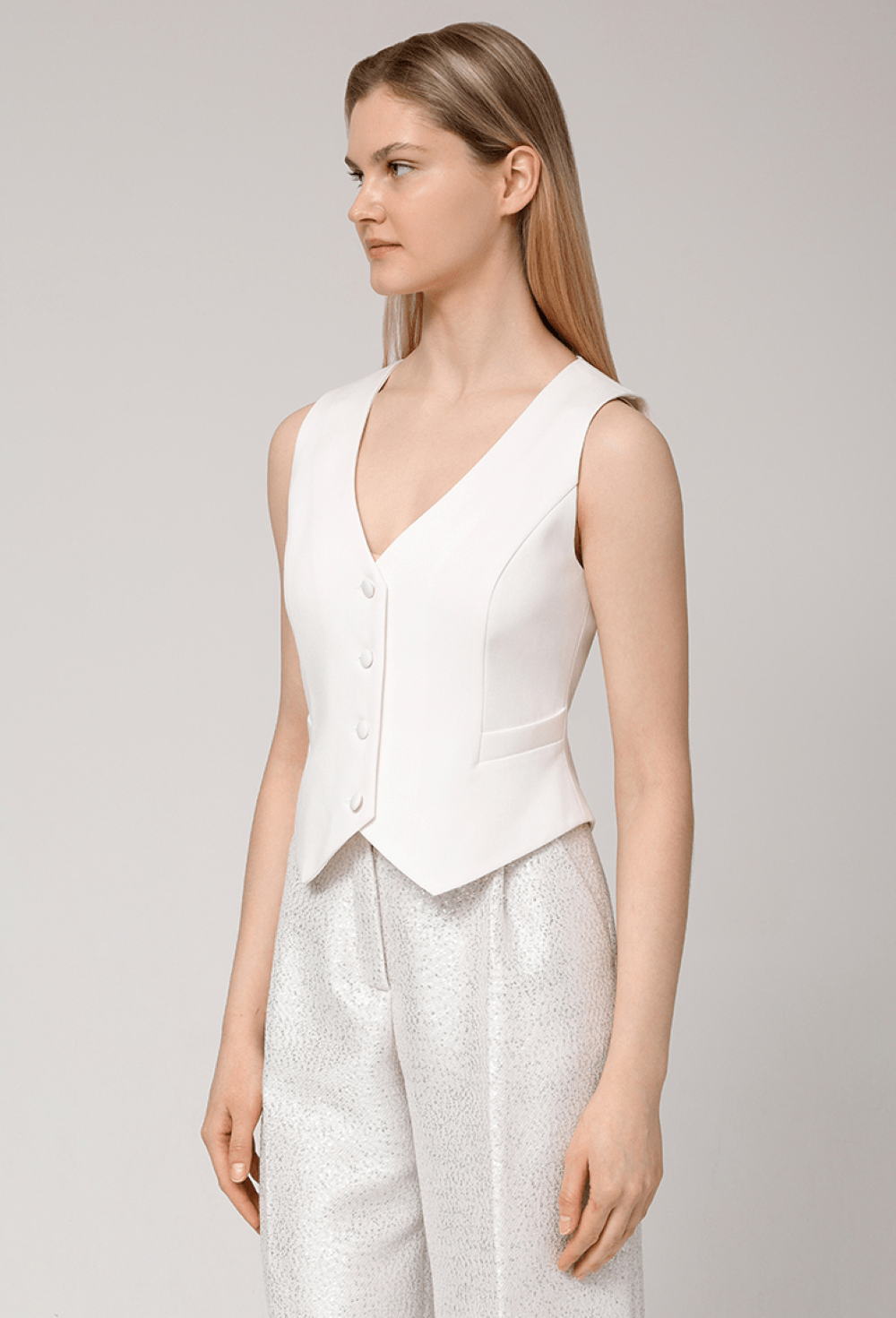 Жилет из шерсти - фото 106516