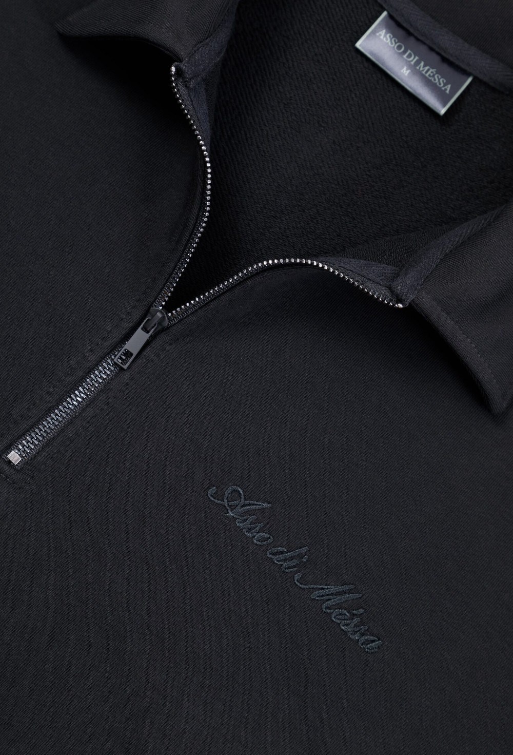 КОФТА ПОЛО НА МОЛНИИ, NOIR - фото 106549