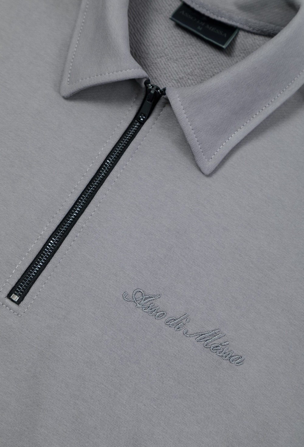 КОФТА ПОЛО НА МОЛНИИ, STEEL GRAY - фото 106551