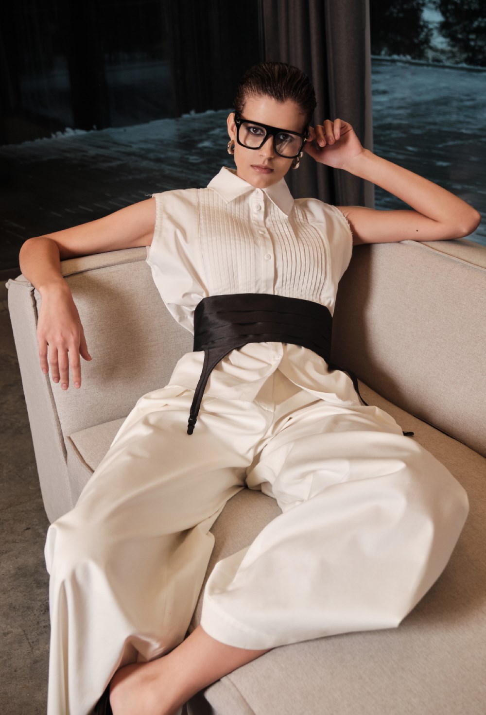 Пояс Black tie - фото 106633