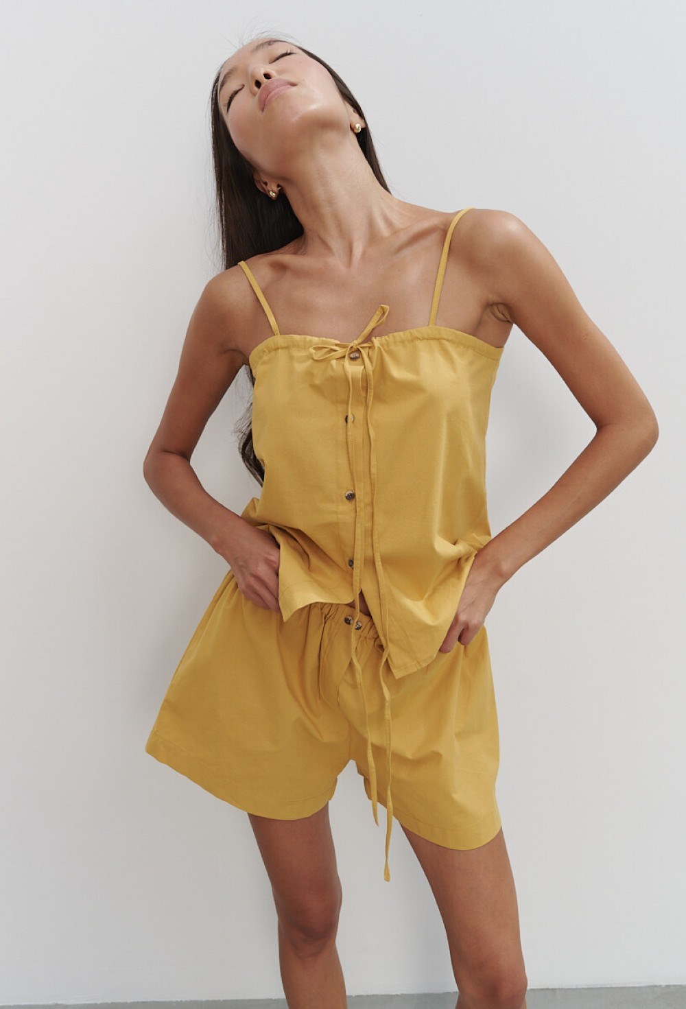 Топ на пуговках из хлопка - фото 107096