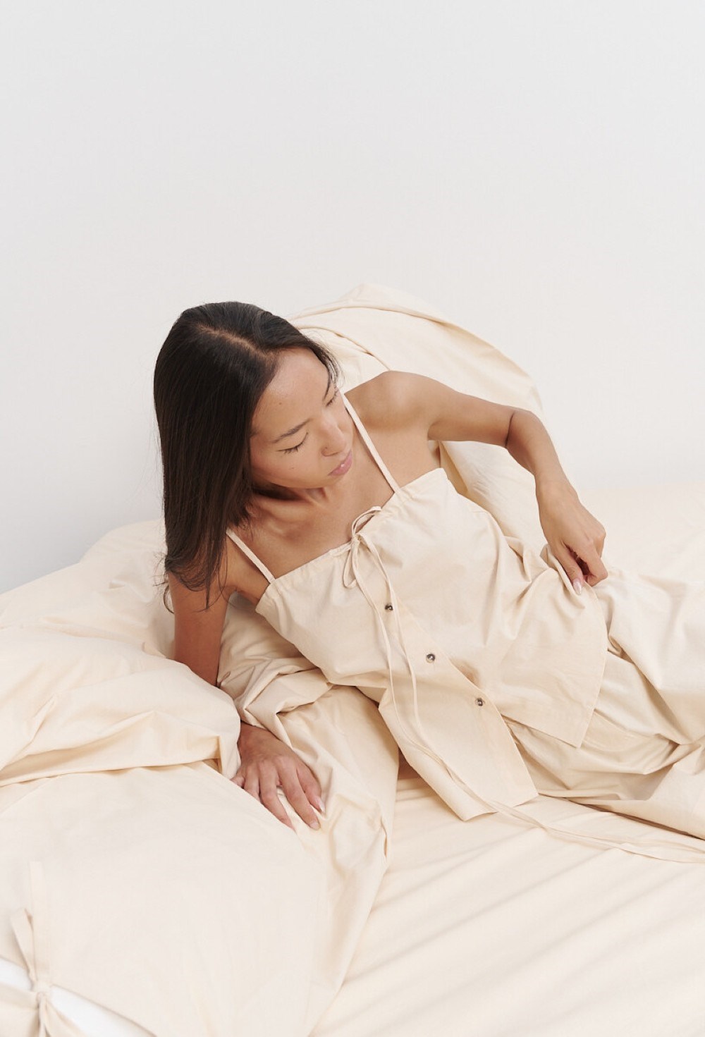 Топ на пуговках из хлопка - фото 107099