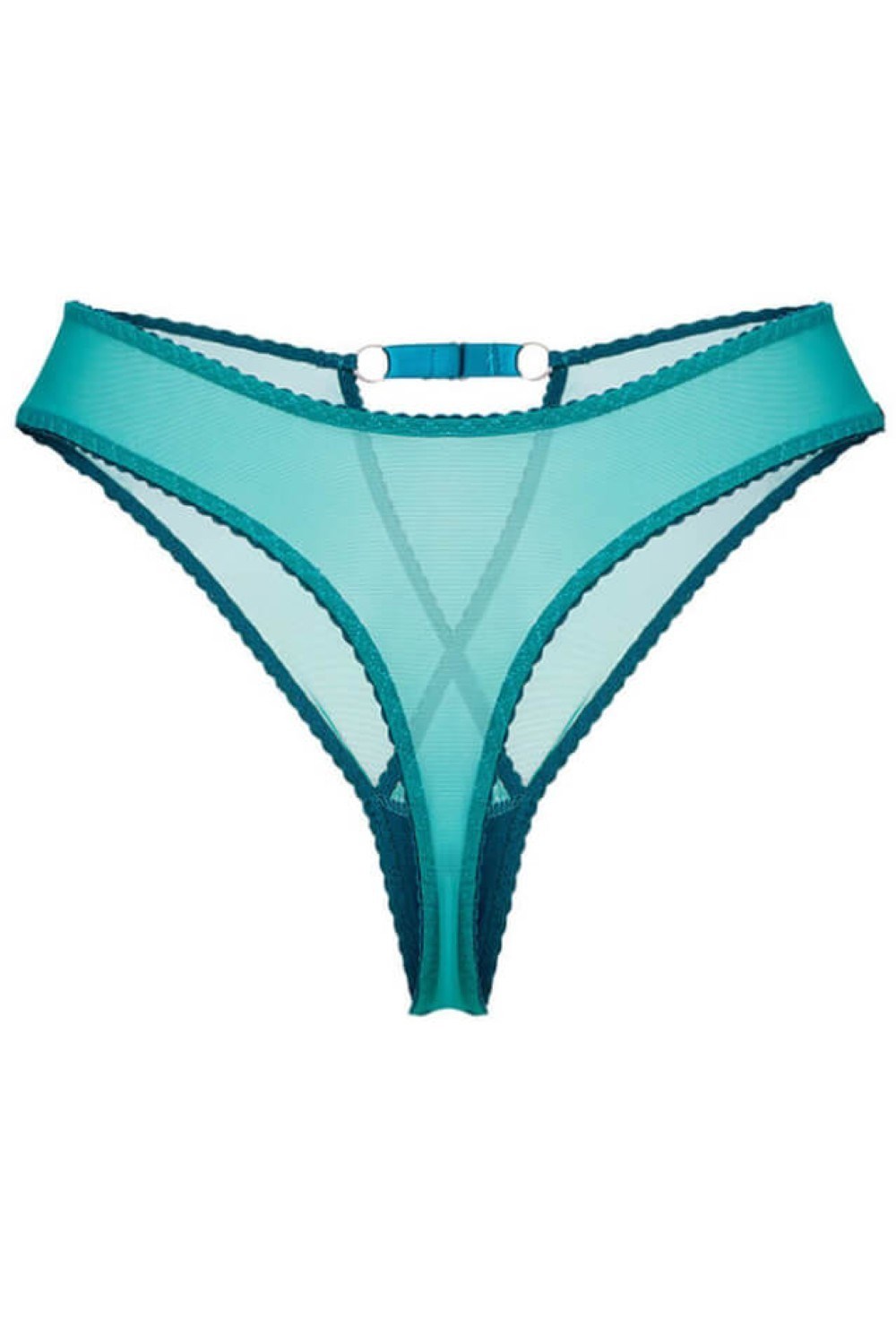 Высокие стринги с V-вырезом спереди Caribbean Sea - фото 107507