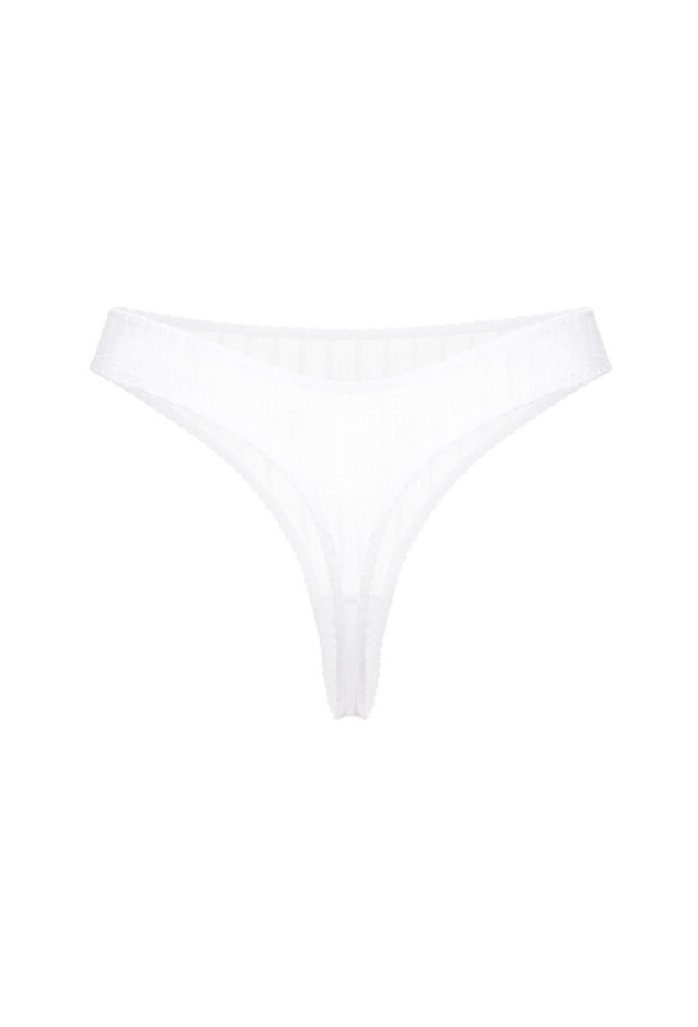 высокие стринги passion white - фото 107567