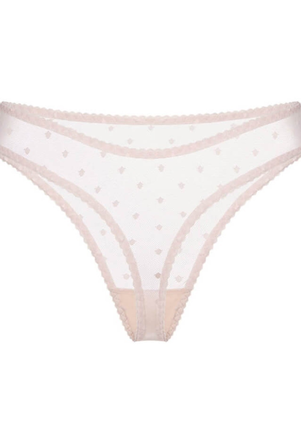 высокие стринги milk dots - фото 107573