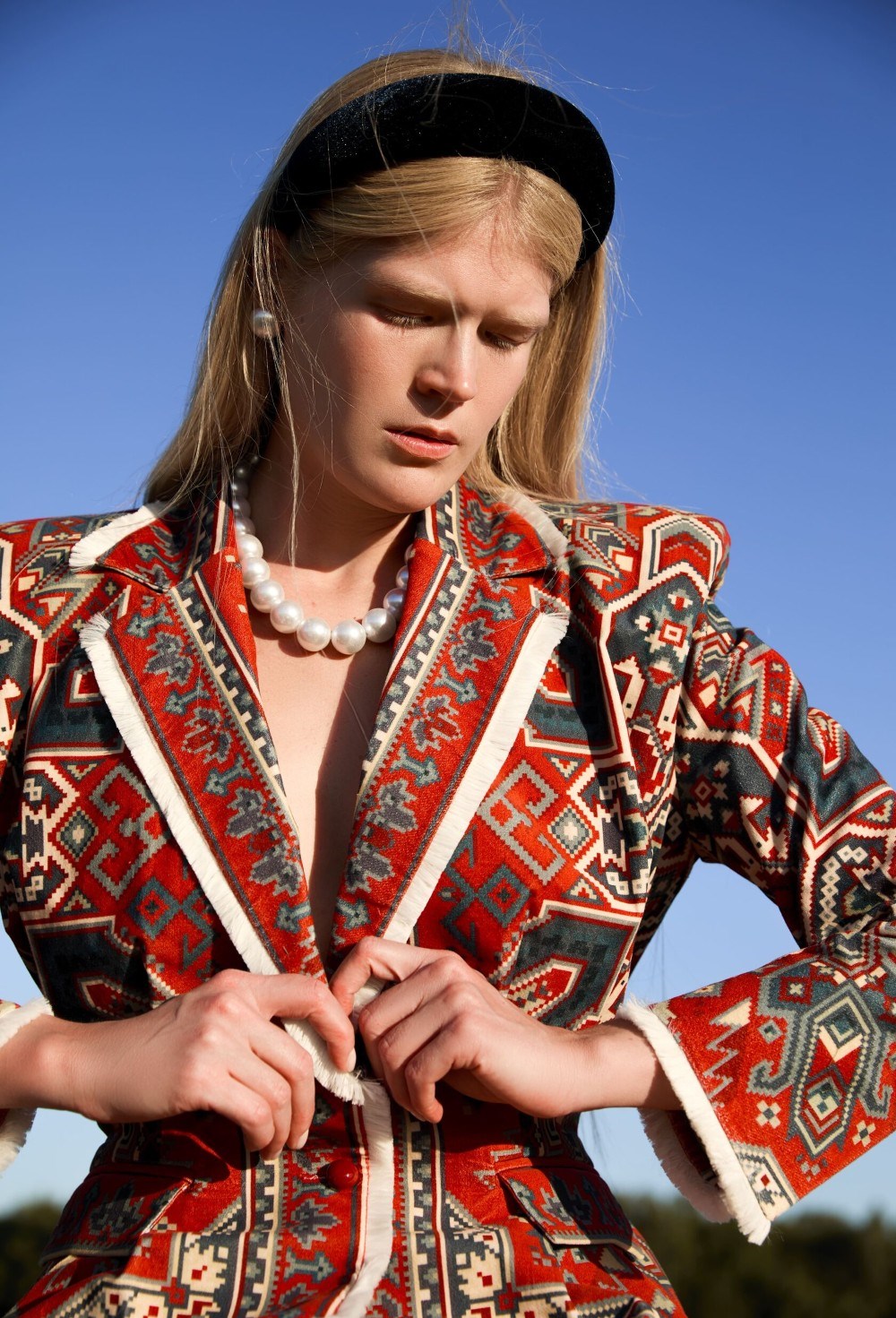 Жакет с принтом "Ковер-самолет" - фото 107834