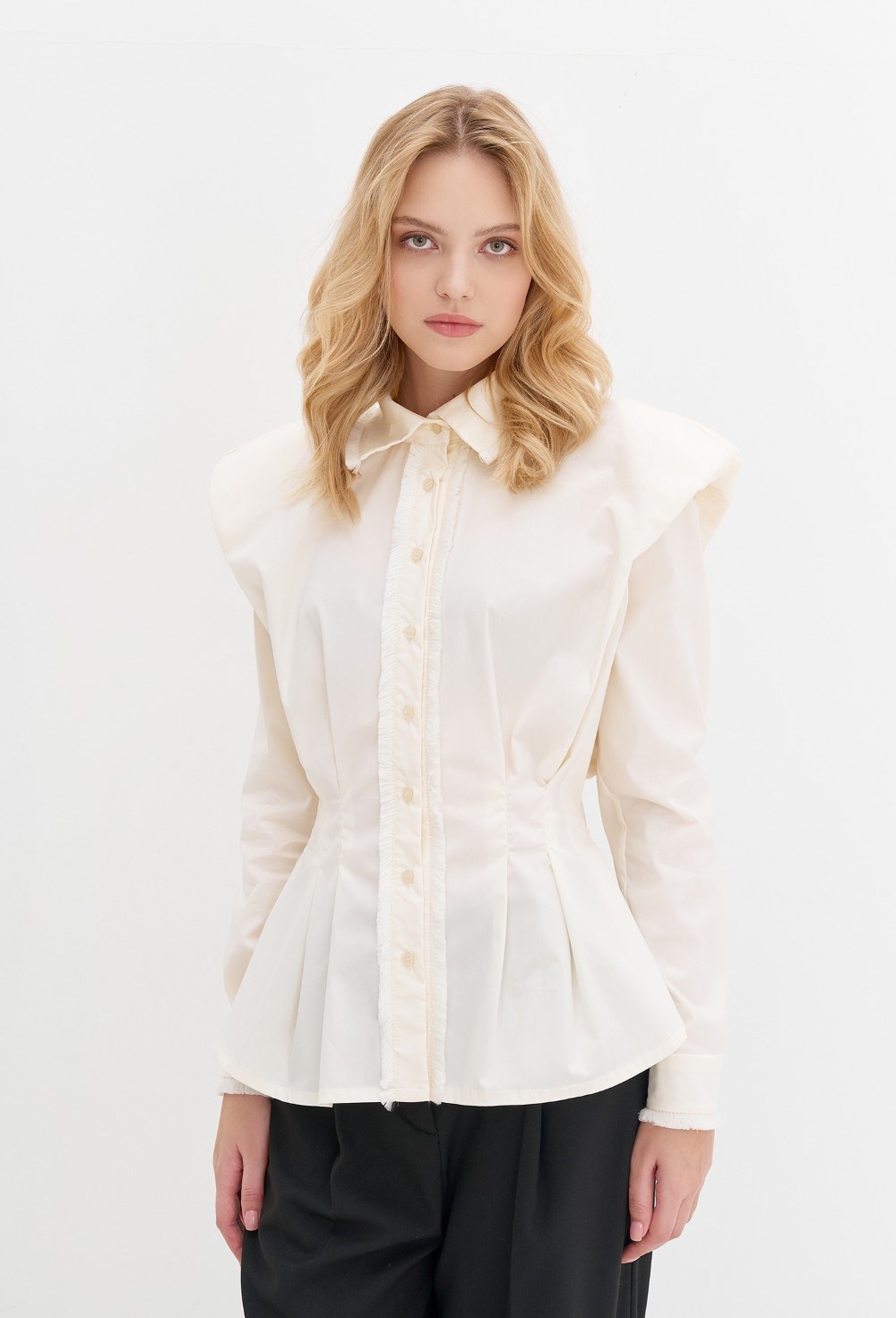 Блуза с бахромой - фото 107865