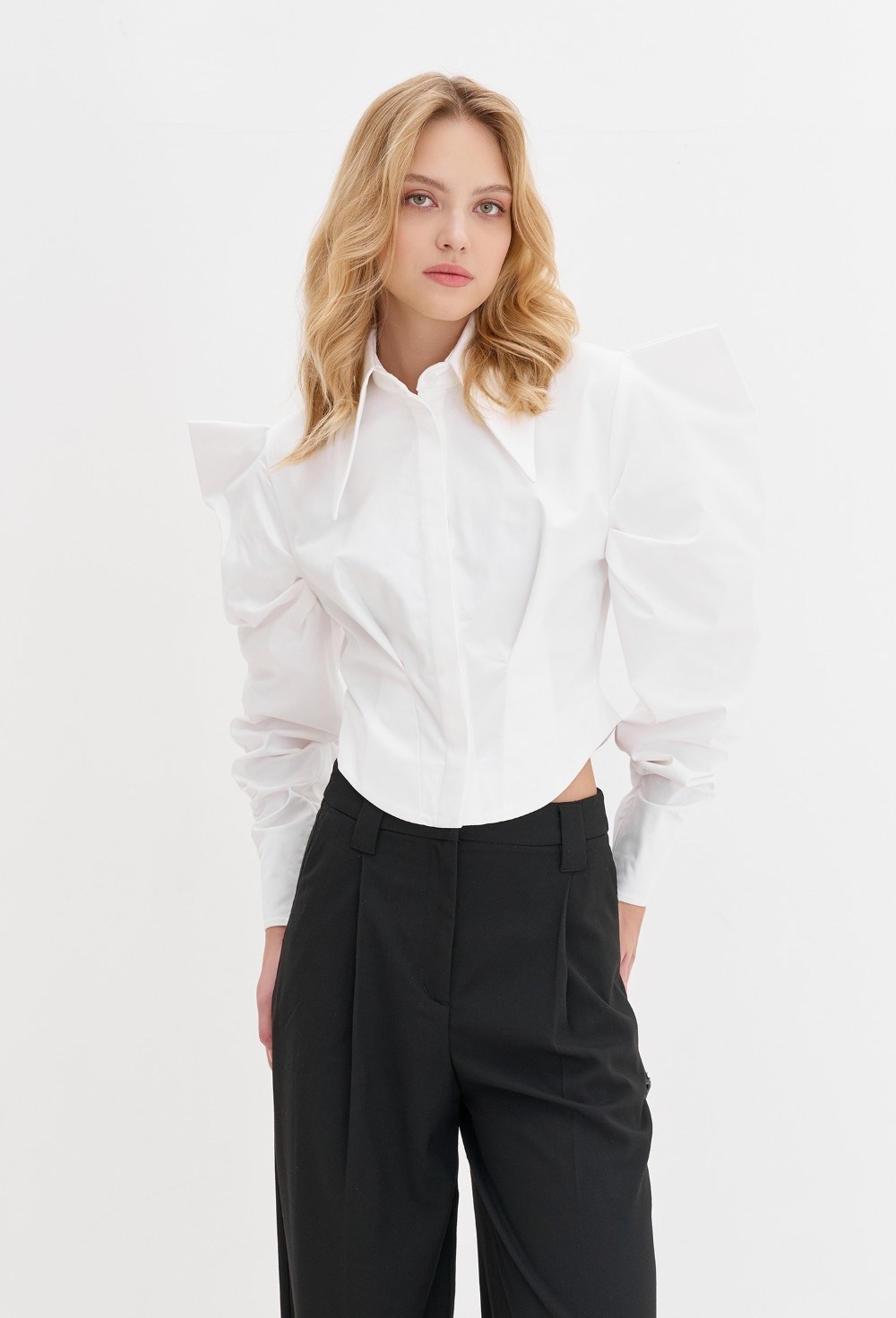 Блуза с рукавами "Платок" - фото 107873