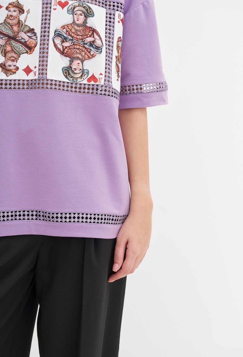 Футболка с принтом "Карты" - фото 107899