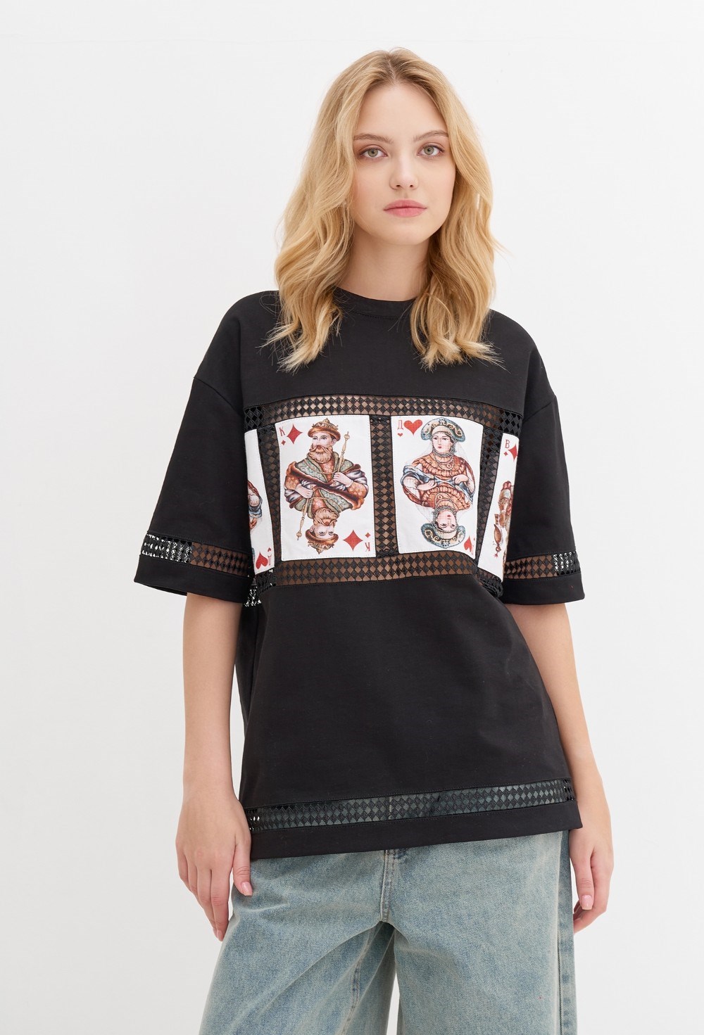 Футболка с принтом "Карты" - фото 107904