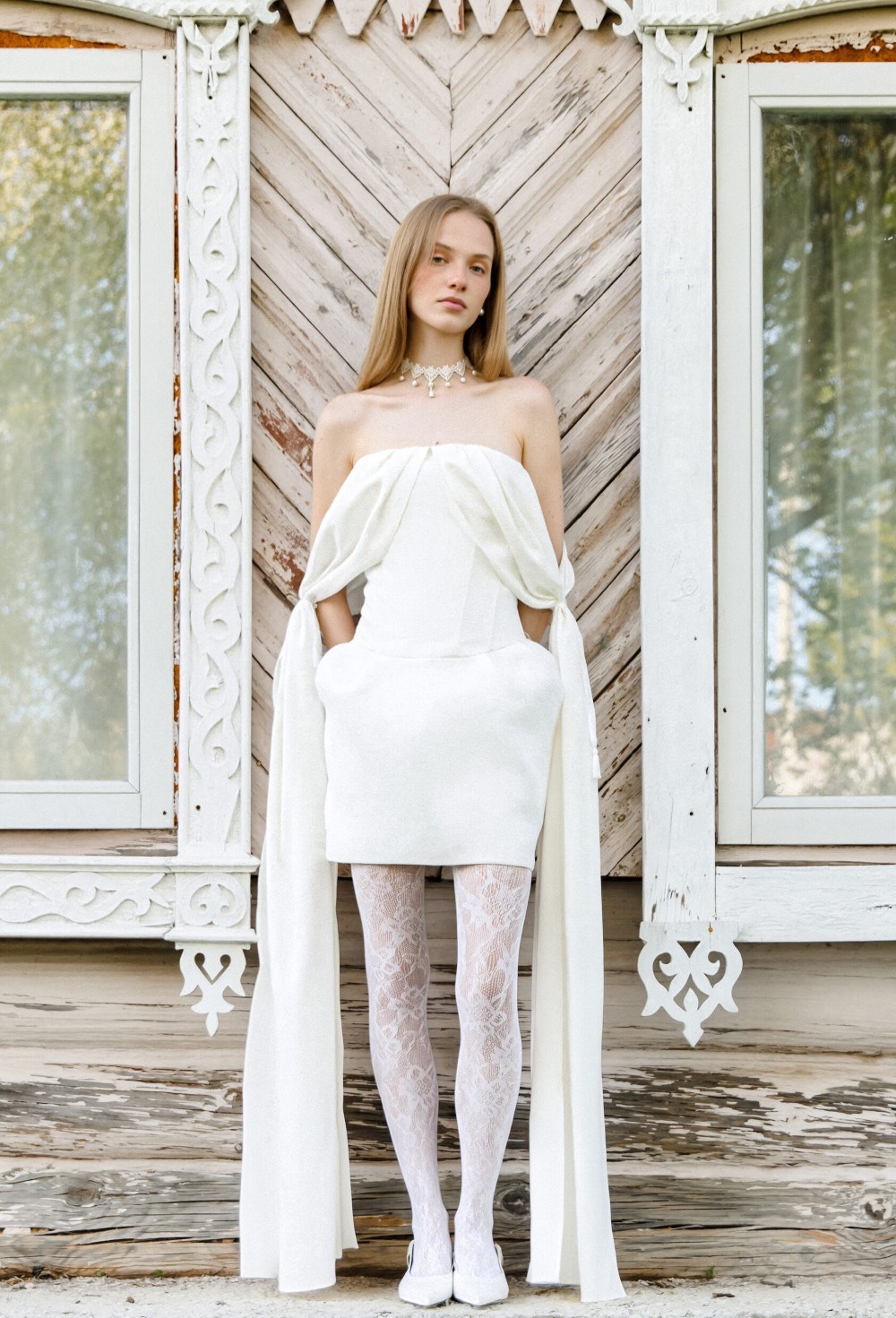 Платье с бочками - фото 107909