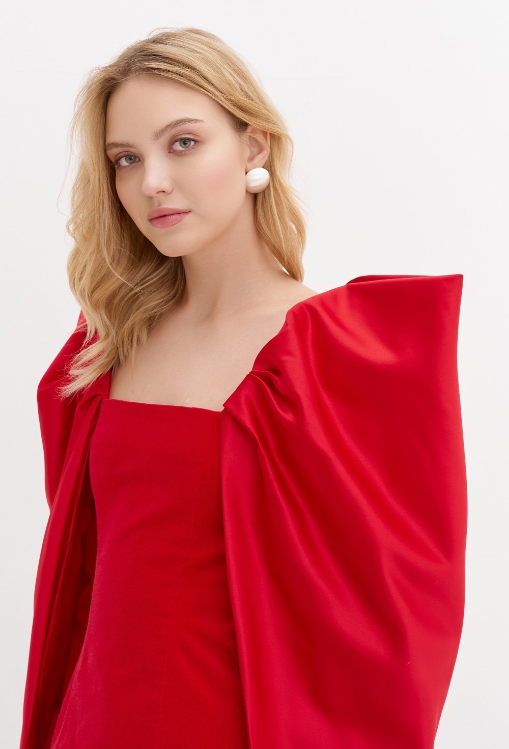 Платье с рукавами "Платок" - фото 107927