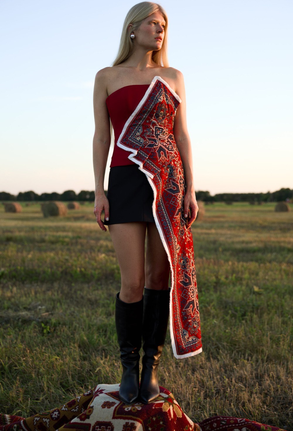 Корсет с принтом "Ковер-самолет" - фото 107937