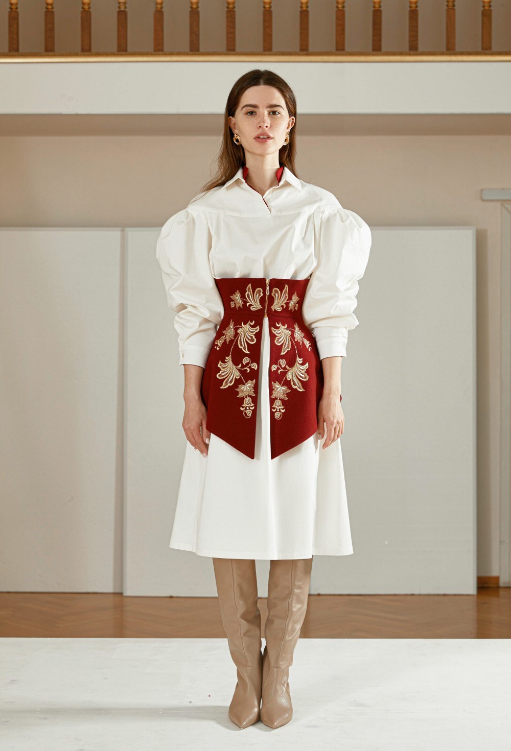 Баска с вышивкой - фото 107944