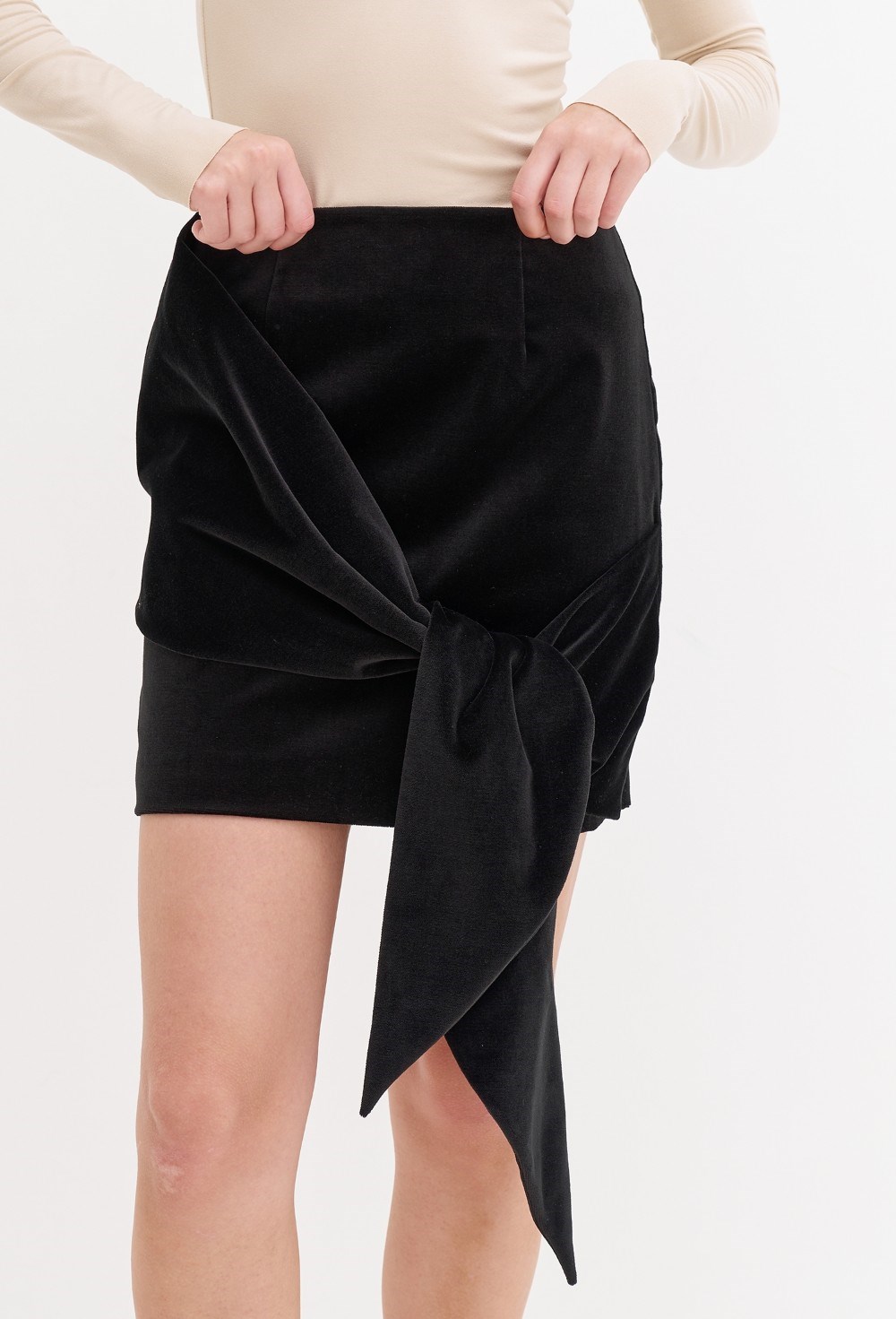 Юбка с драпировкой "Платок" - фото 107970