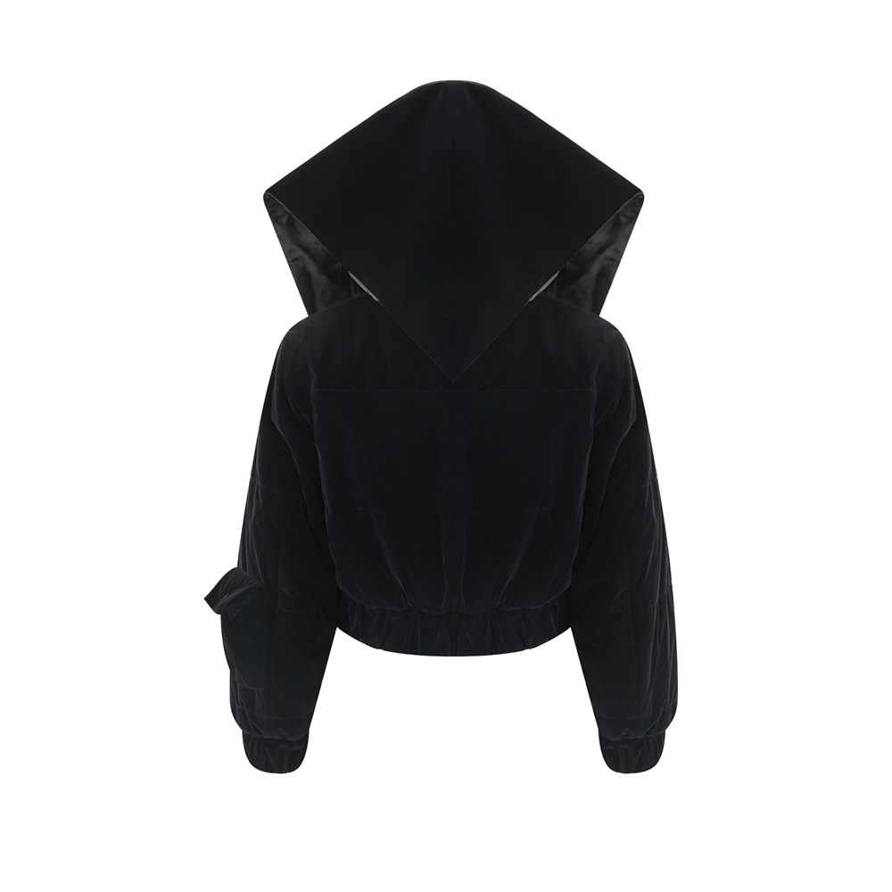 Бомбер с капюшоном "Платок" - фото 108019