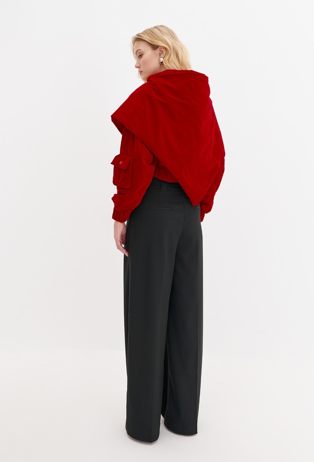 Бомбер с капюшоном "Платок" - фото 108029