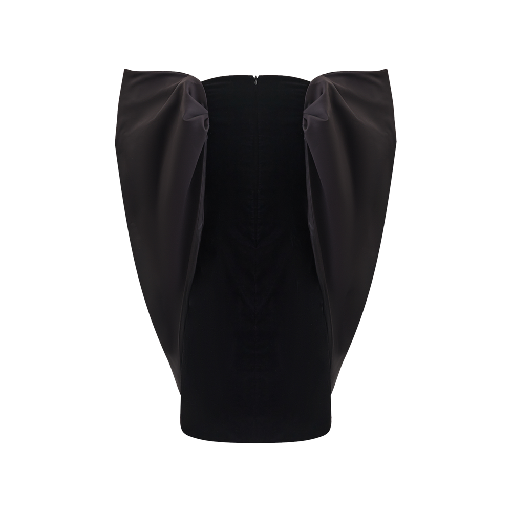 Платье с рукавами "Платок" - фото 108033