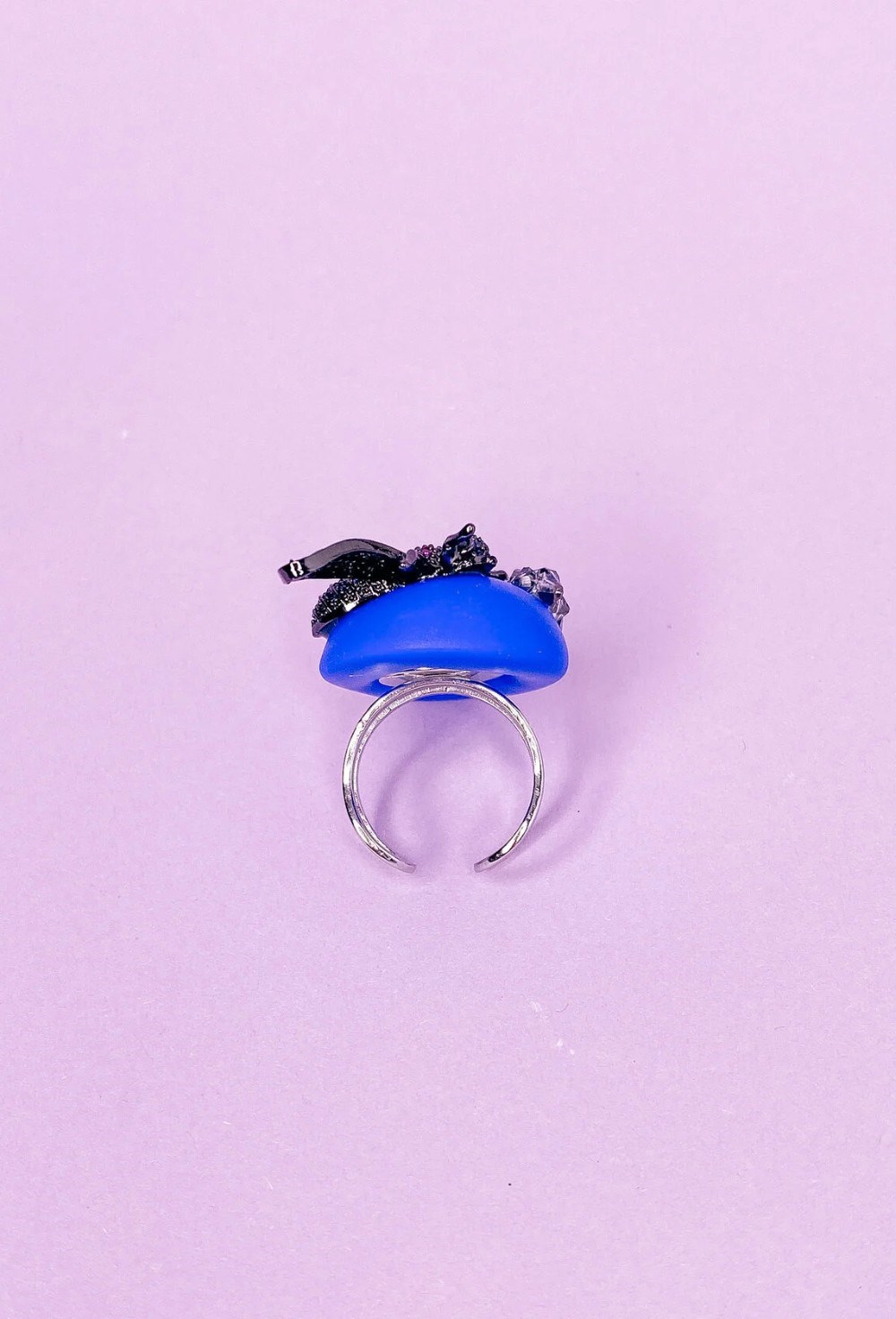 Кольцо с сапфировой куколкой и мушкой - фото 108548