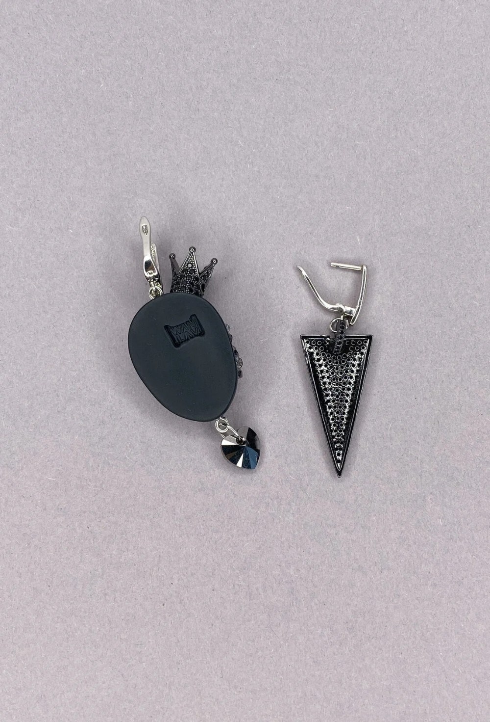 Серьги принцесса с геометрией - фото 108764