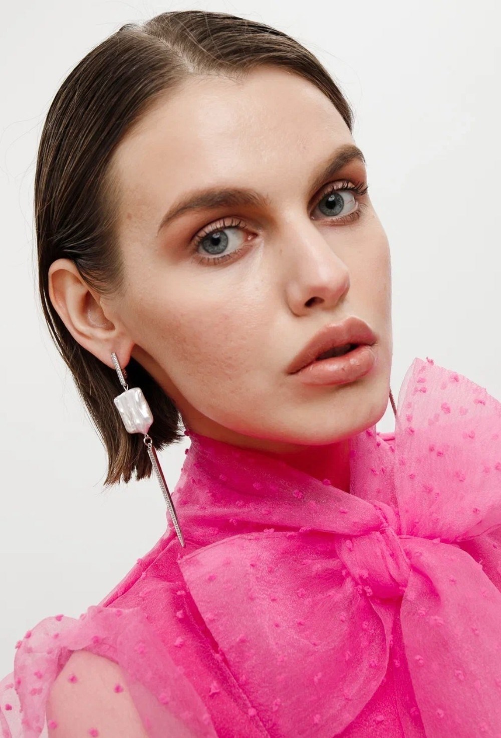 Серьги жемчужины с иглами - фото 108822