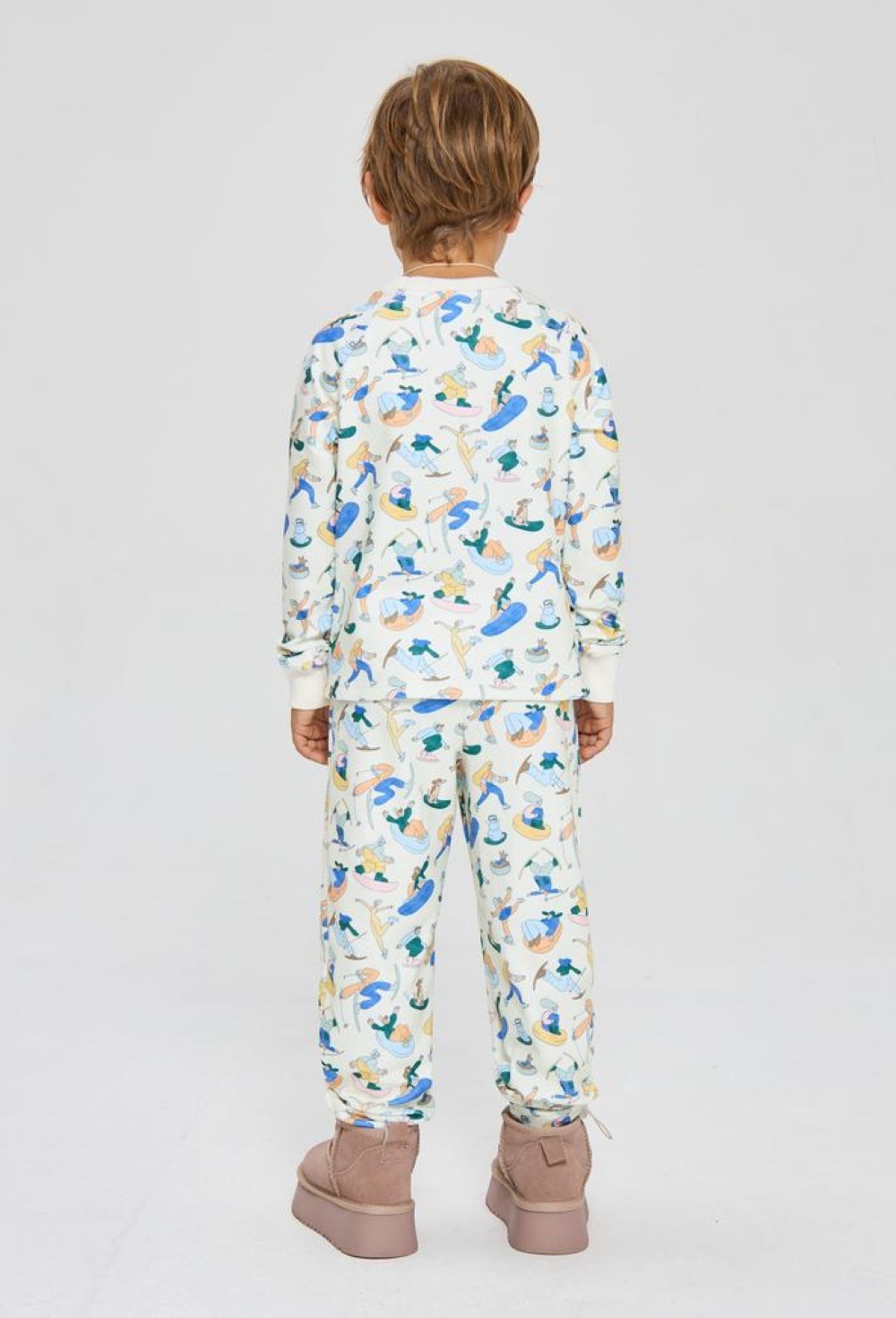 Костюм флисовый, с авторским принтом - фото 109072
