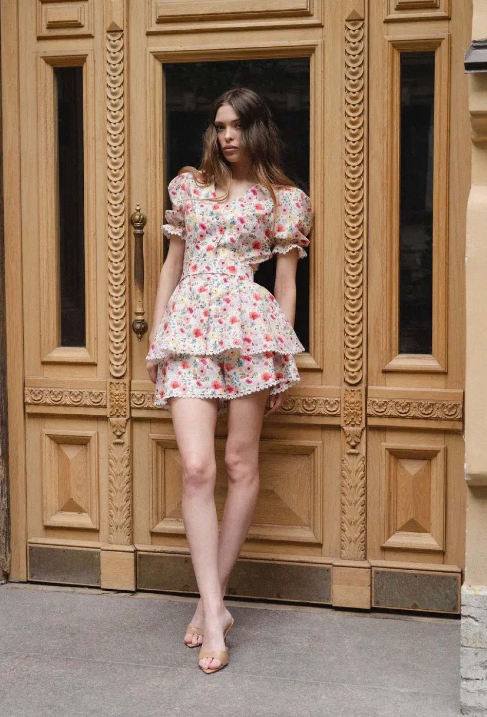 «Flower pants» Шорты из хлопка - фото 109324