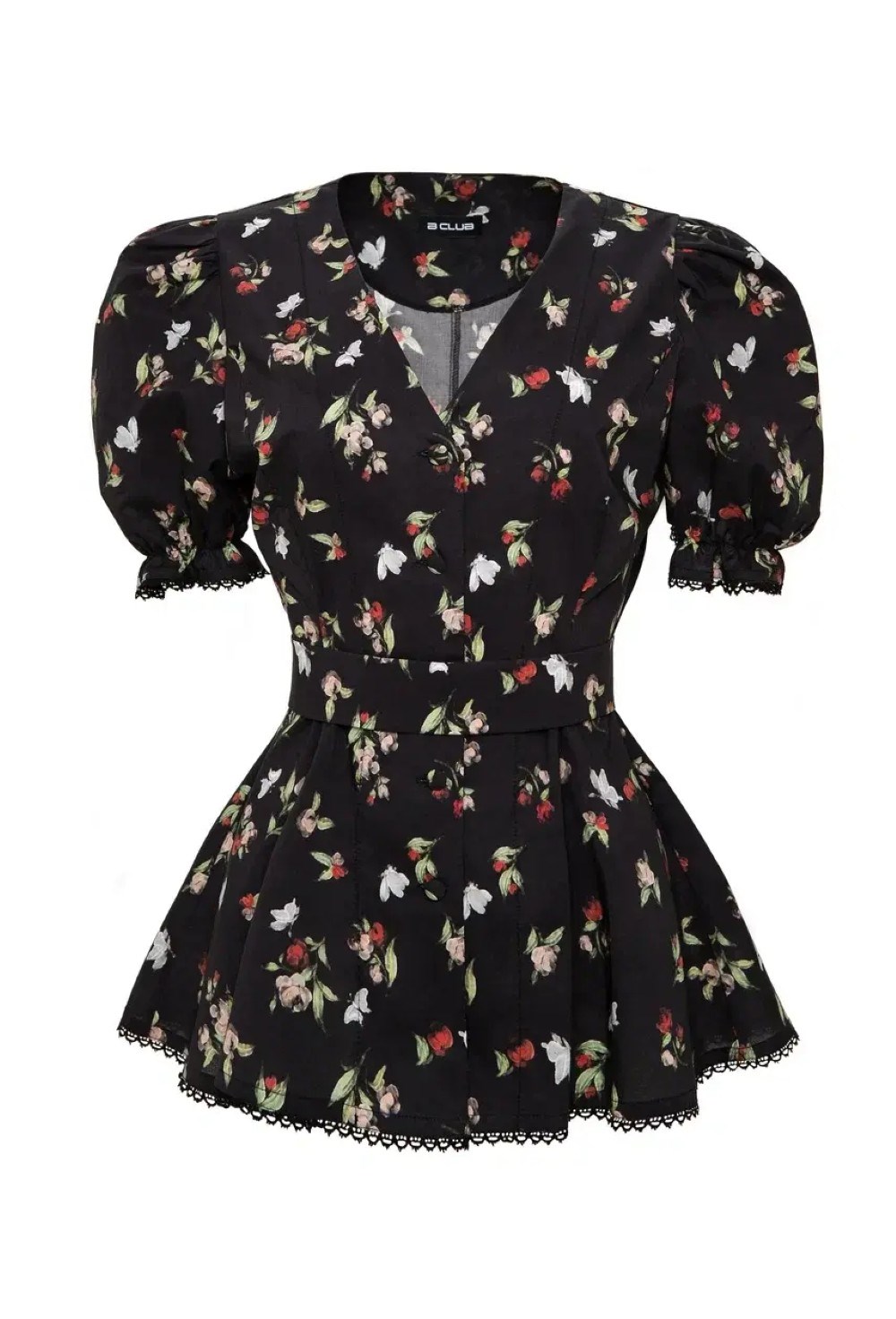 «Flower blouse» Блуза из хлопка - фото 109328
