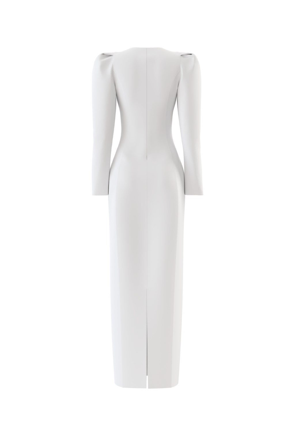 «Lily Grace» платье миди с акцентными плечами - фото 109376