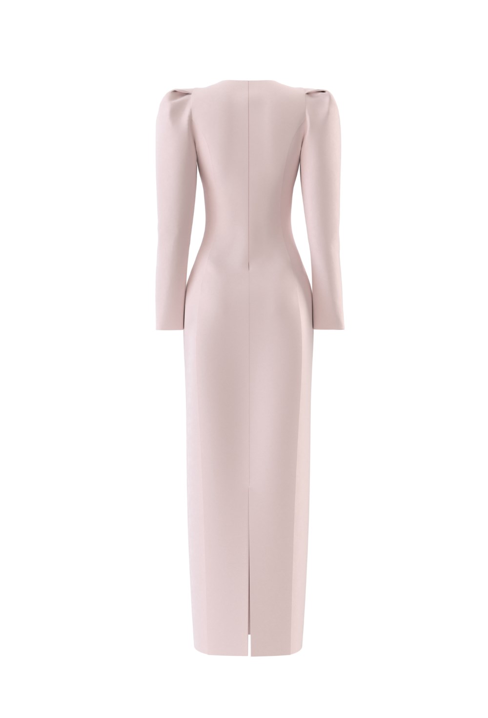 «Lily Grace» платье миди с акцентными плечами - фото 109379