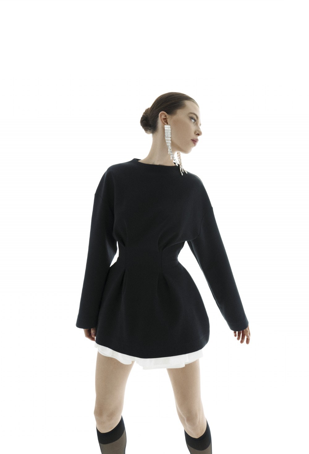 «Doll dress» платье из объемного хлопка - фото 109385